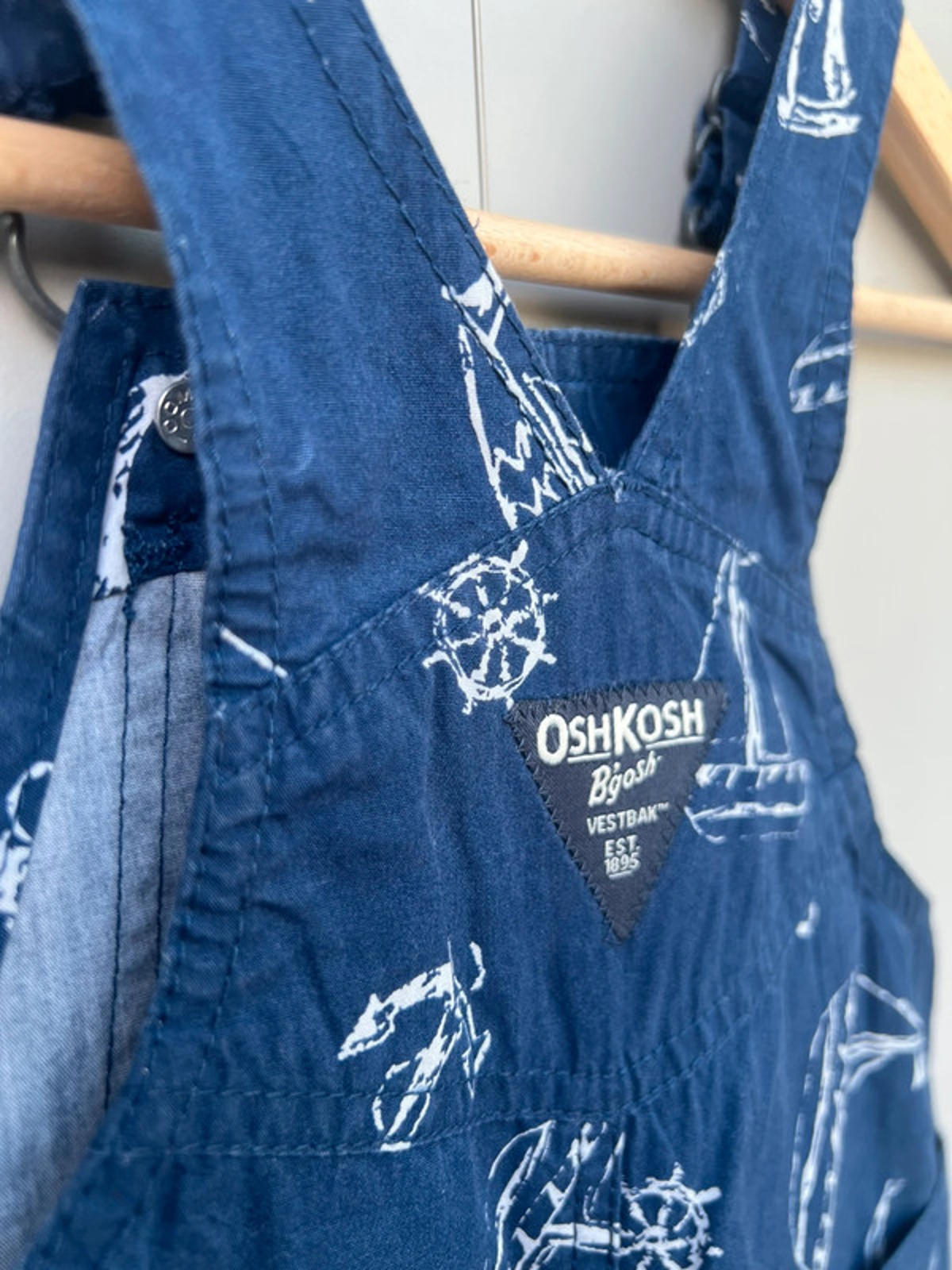 Oshkosh Anchor Shortall Dungarees 24M
