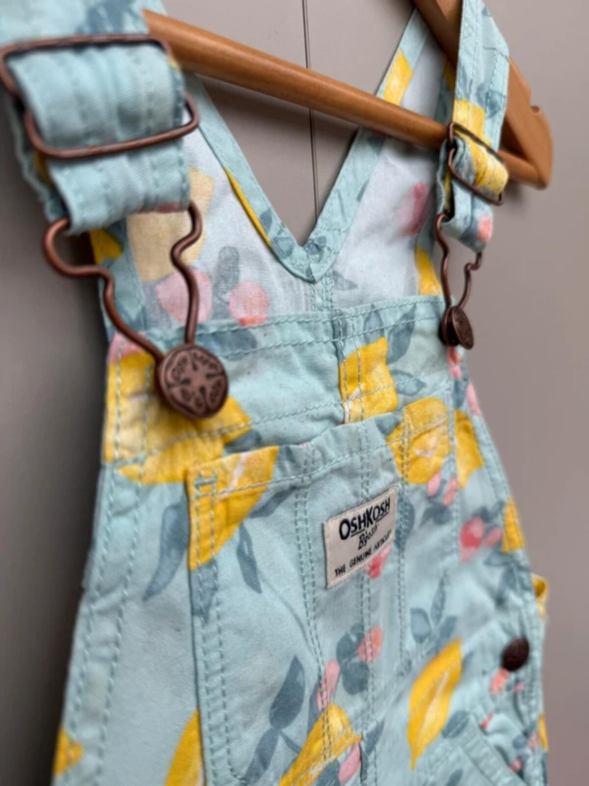 Oshkosh Lemon Shortall Dungarees 3T