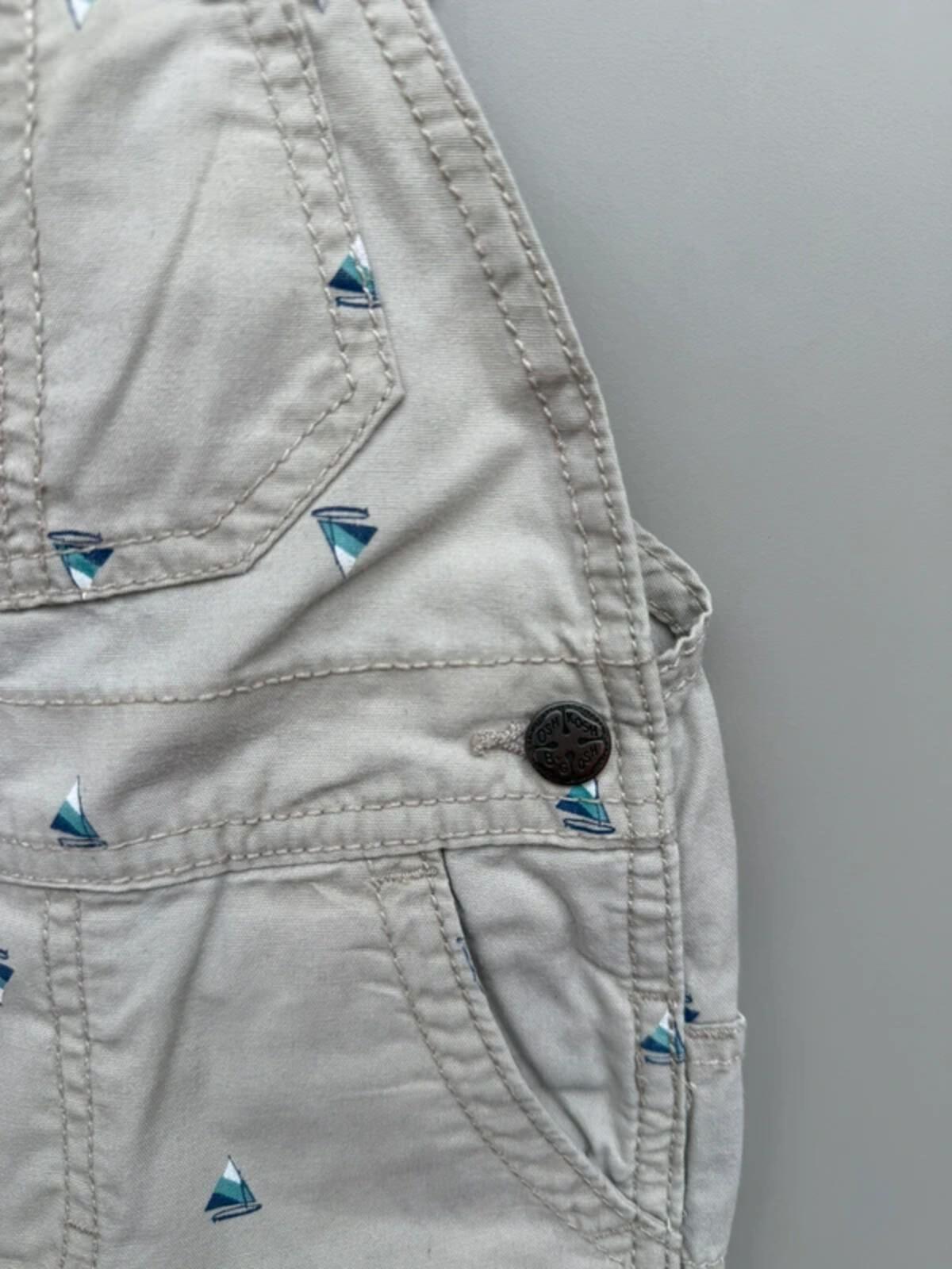 Oshkosh Boat Shortall Dungarees 24M