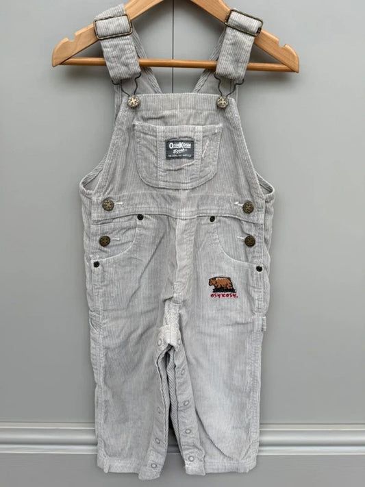 Oshkosh Vintage Bear Corduroy Dungarees 3T