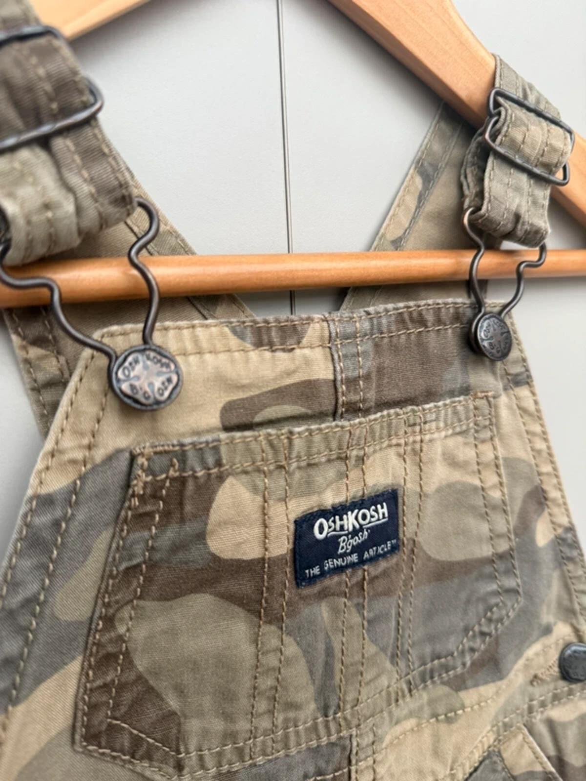 Oshkosh Camouflage Shortall Dungarees 12M