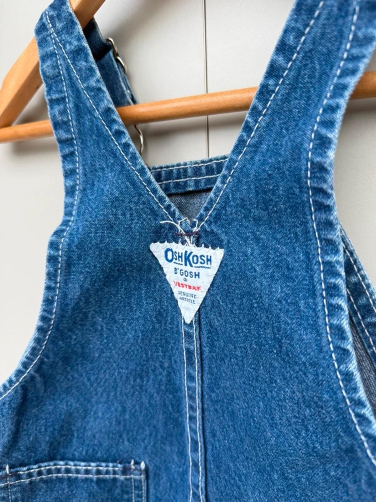 Oshkosh 80s USA Denim Dungarees 24M