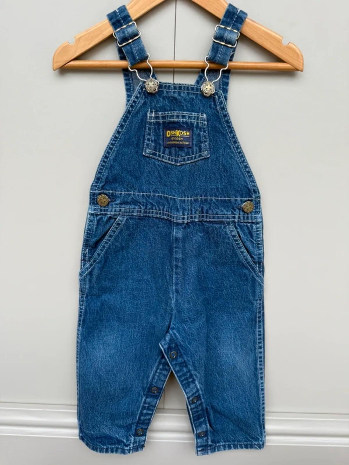 Oshkosh 80s USA Denim Dungarees 24M