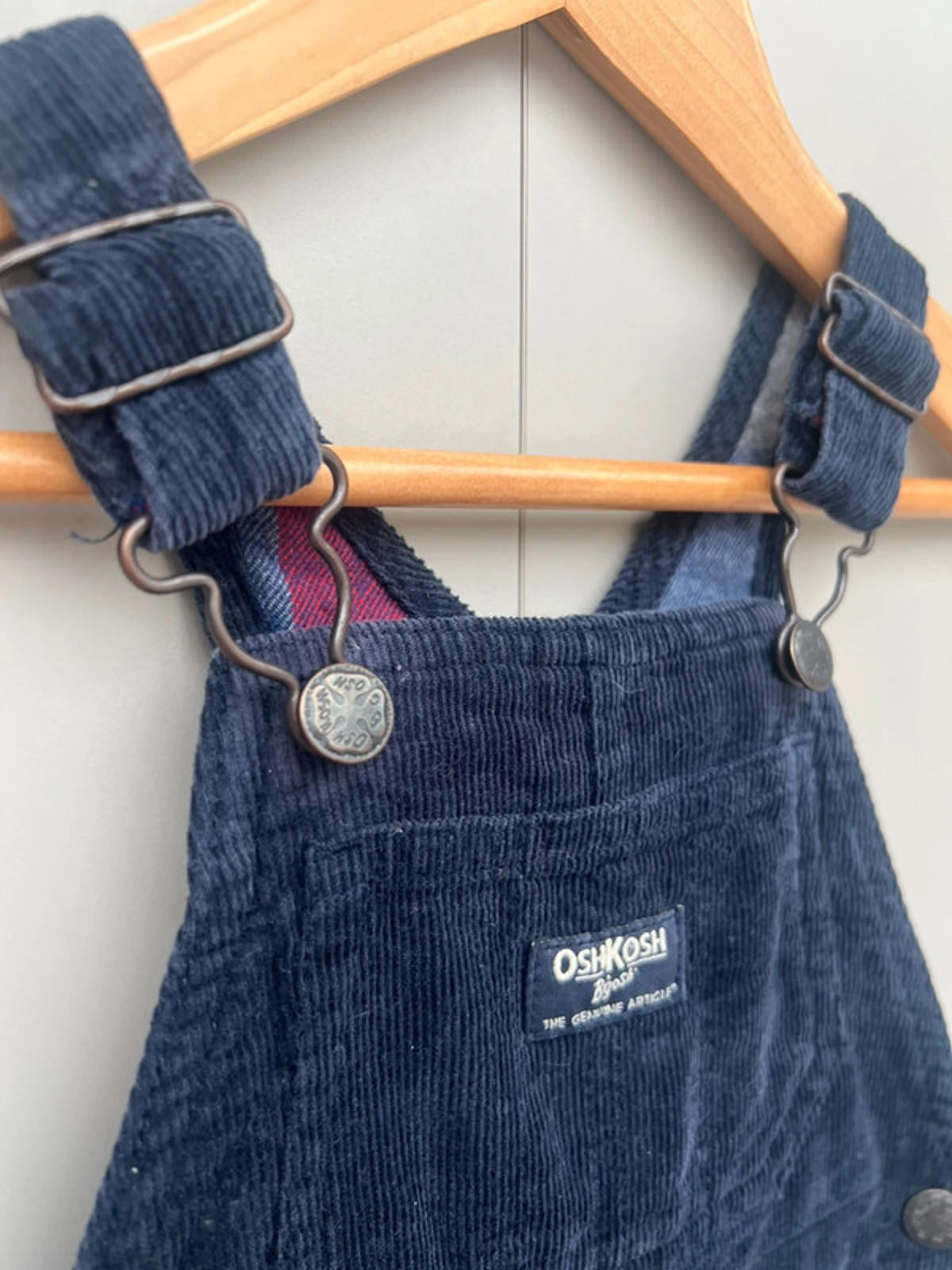Oshkosh Navy Corduroy Dungarees 24M