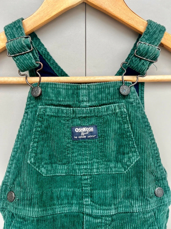 Oshkosh Forest Green Corduroy Dungarees 18M