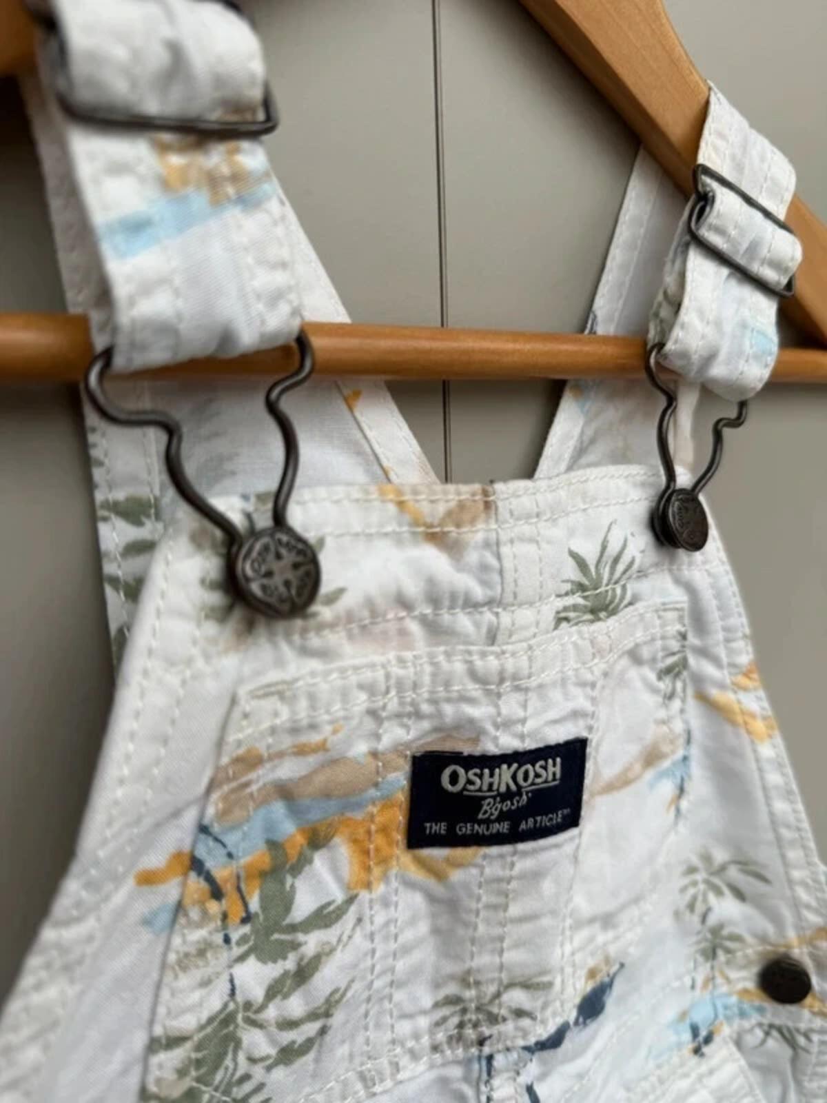 Oshkosh Beach Shortall Dungarees 18M