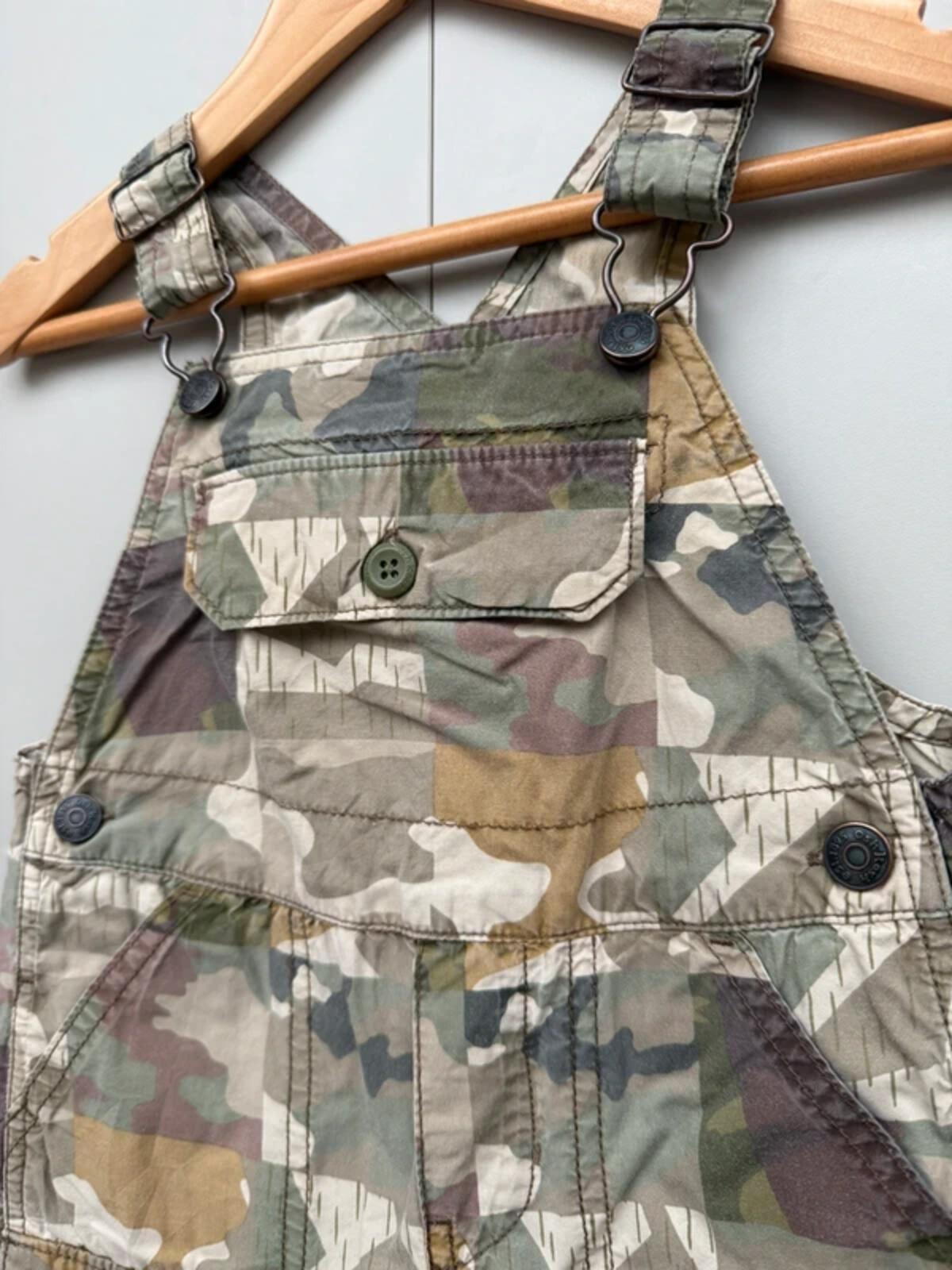Oshkosh Camouflage Shortall Dungarees 18M