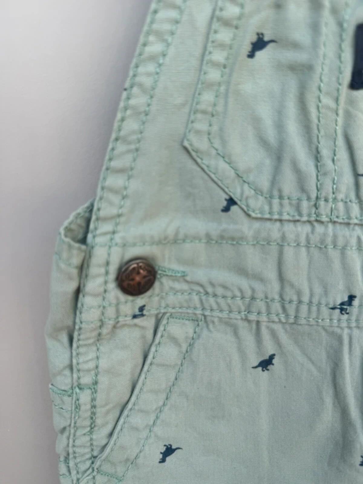 Oshkosh Dino Shortall Dungarees 9M