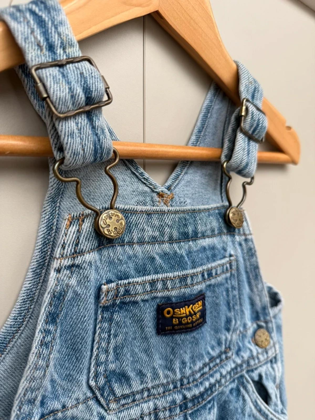 Oshkosh Vintage Denim Dungarees 6/9M