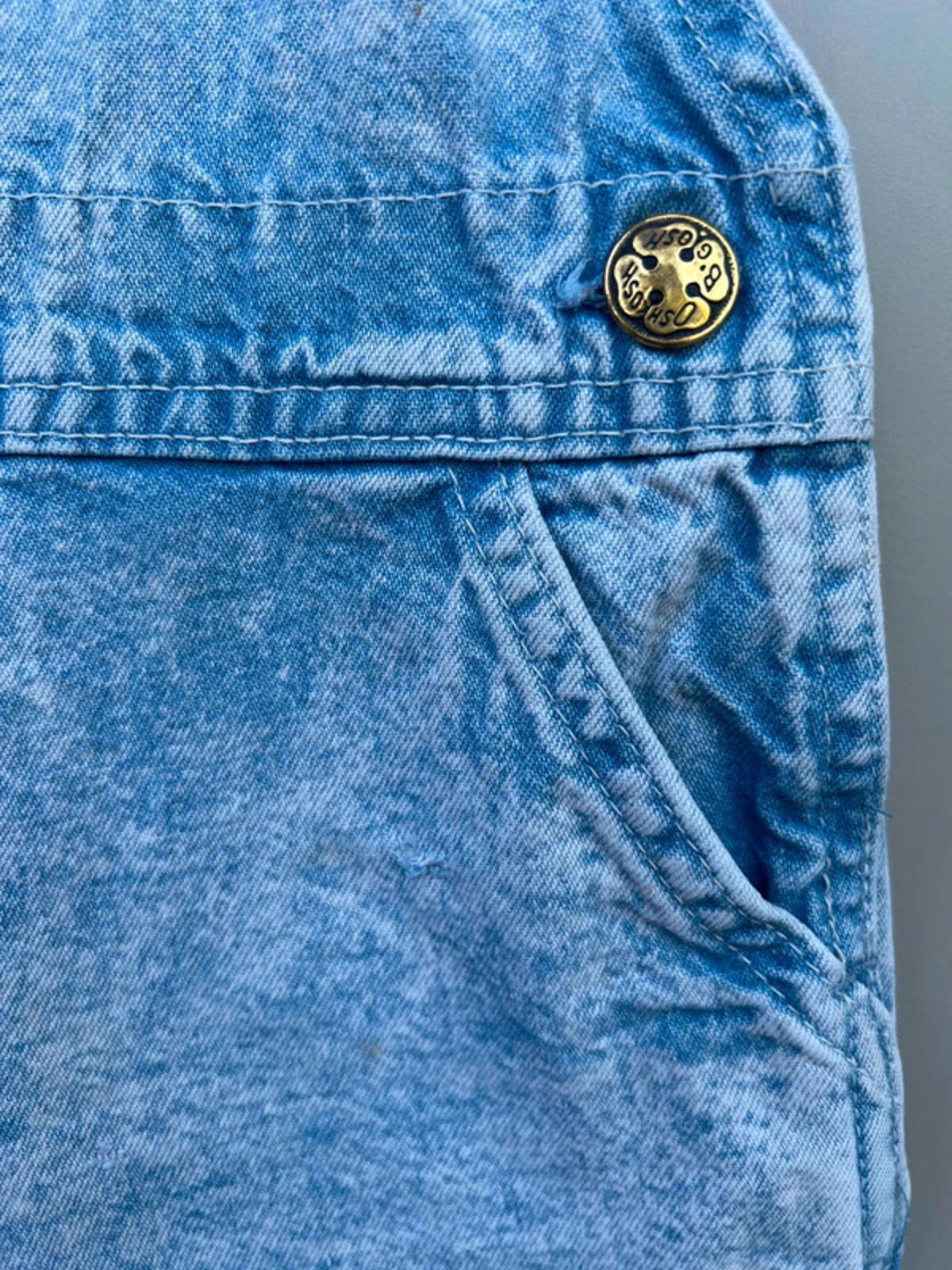Oshkosh Vintage Denim Shortalls 24M