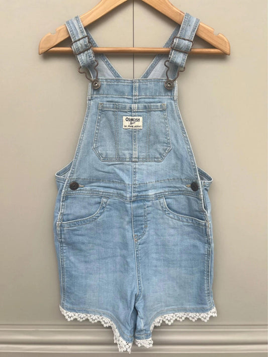 Oshkosh Lace Denim Shortalls 5T