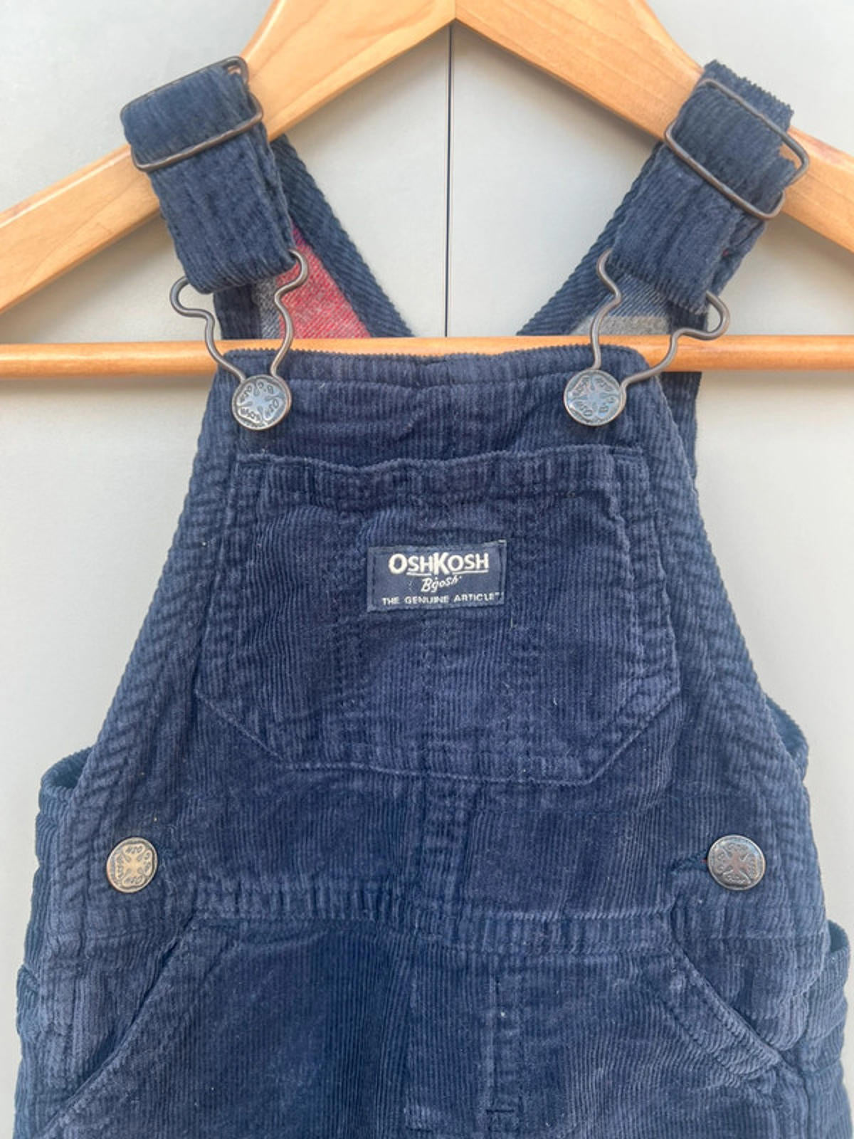 Oshkosh Navy Corduroy Dungarees 9M