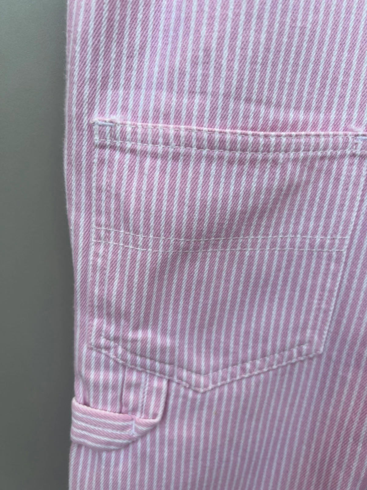 Oshkosh Pink Hickory Dungarees 3T