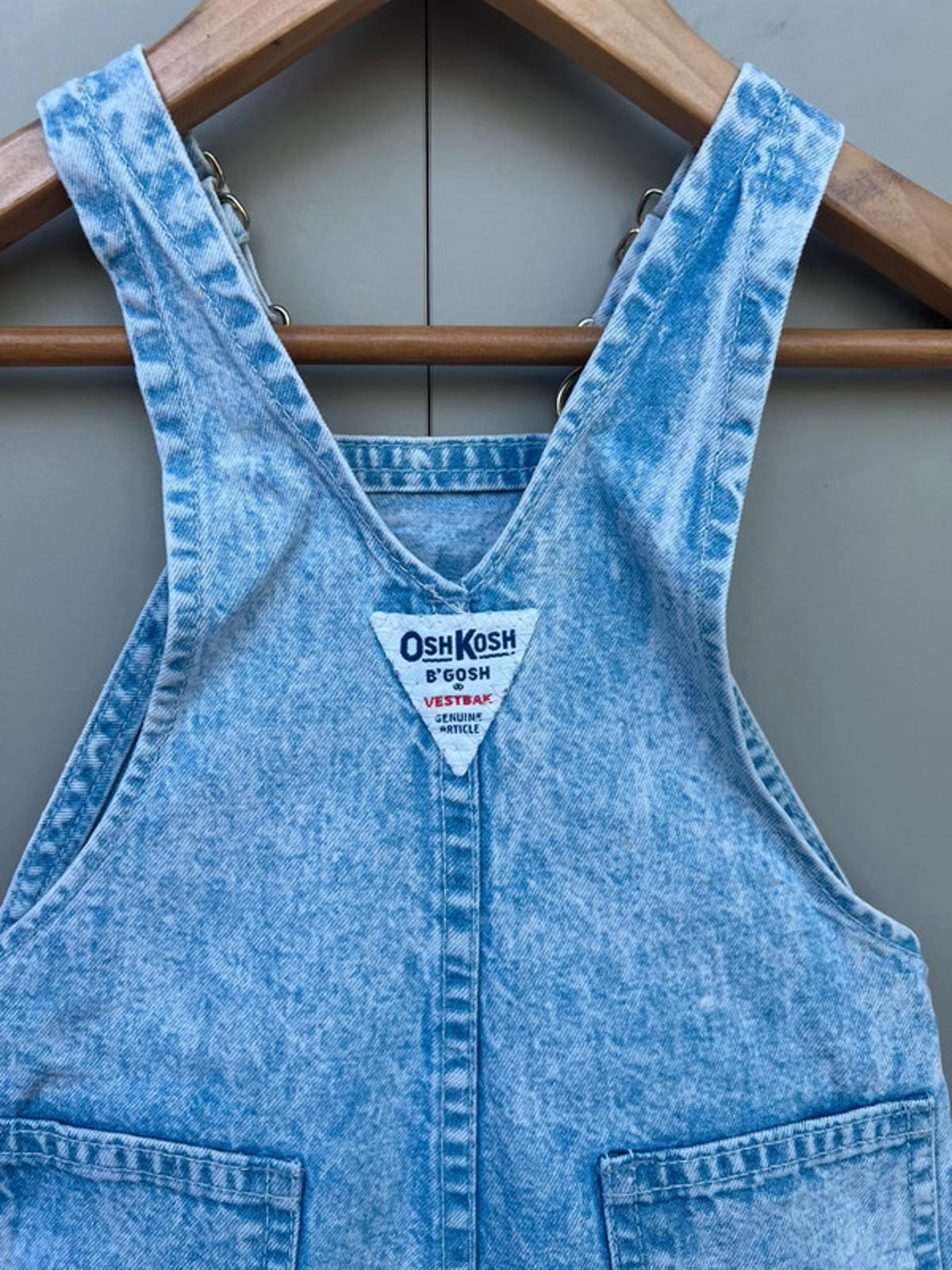 Oshkosh Vintage Denim Shortalls 24M