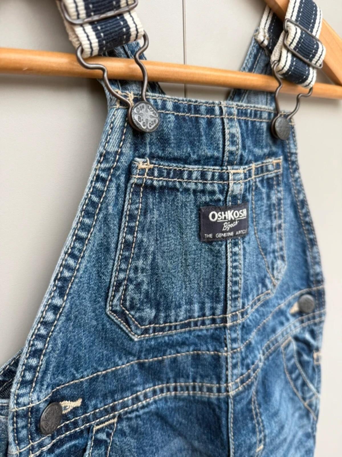 Oshkosh Classic Denim Shortalls 12M