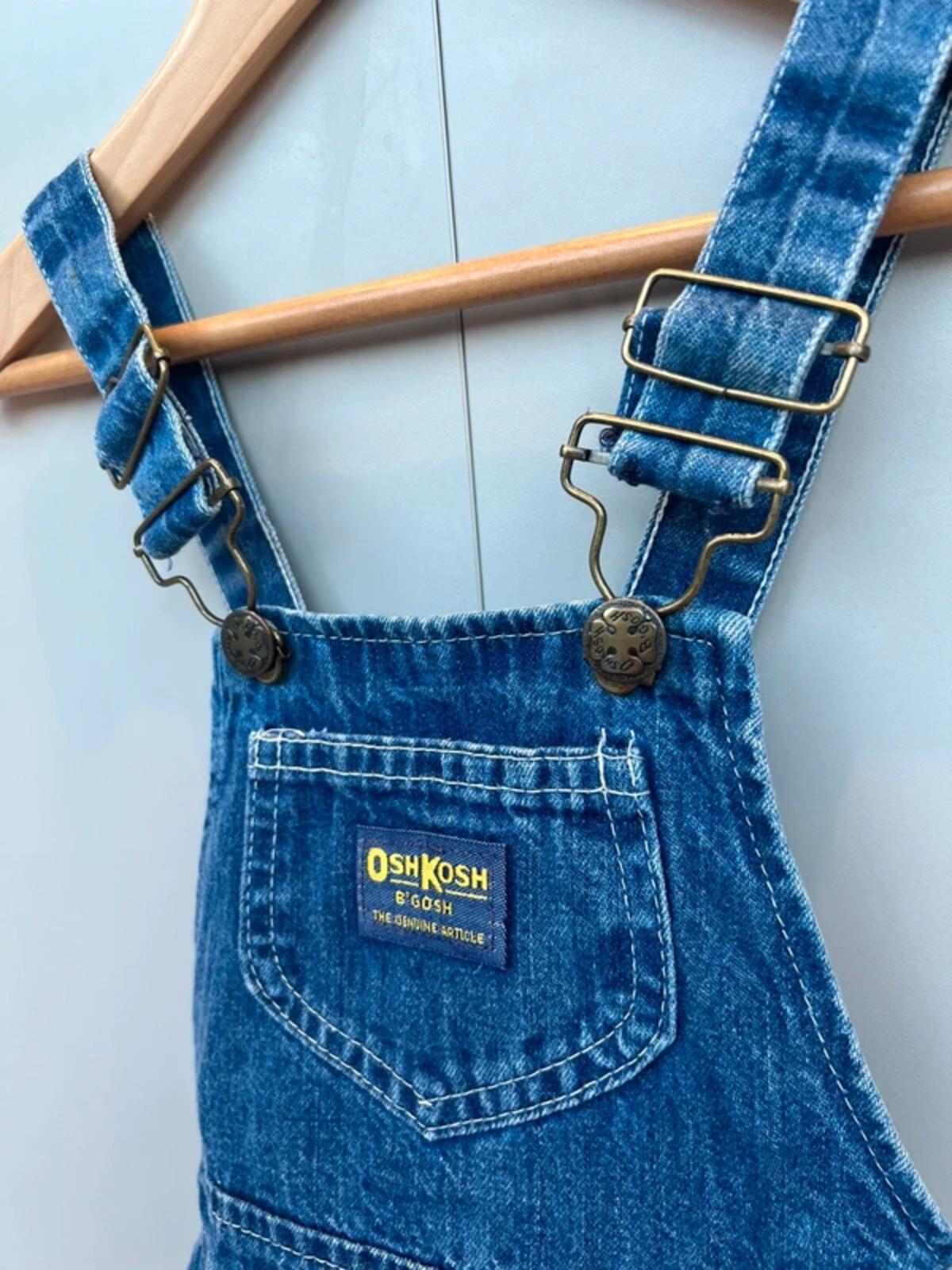 Oshkosh 80s USA Vintage Denim Dress 4T