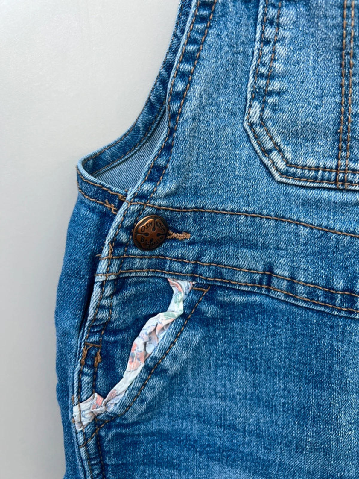 Oshkosh Denim Shortalls 2T