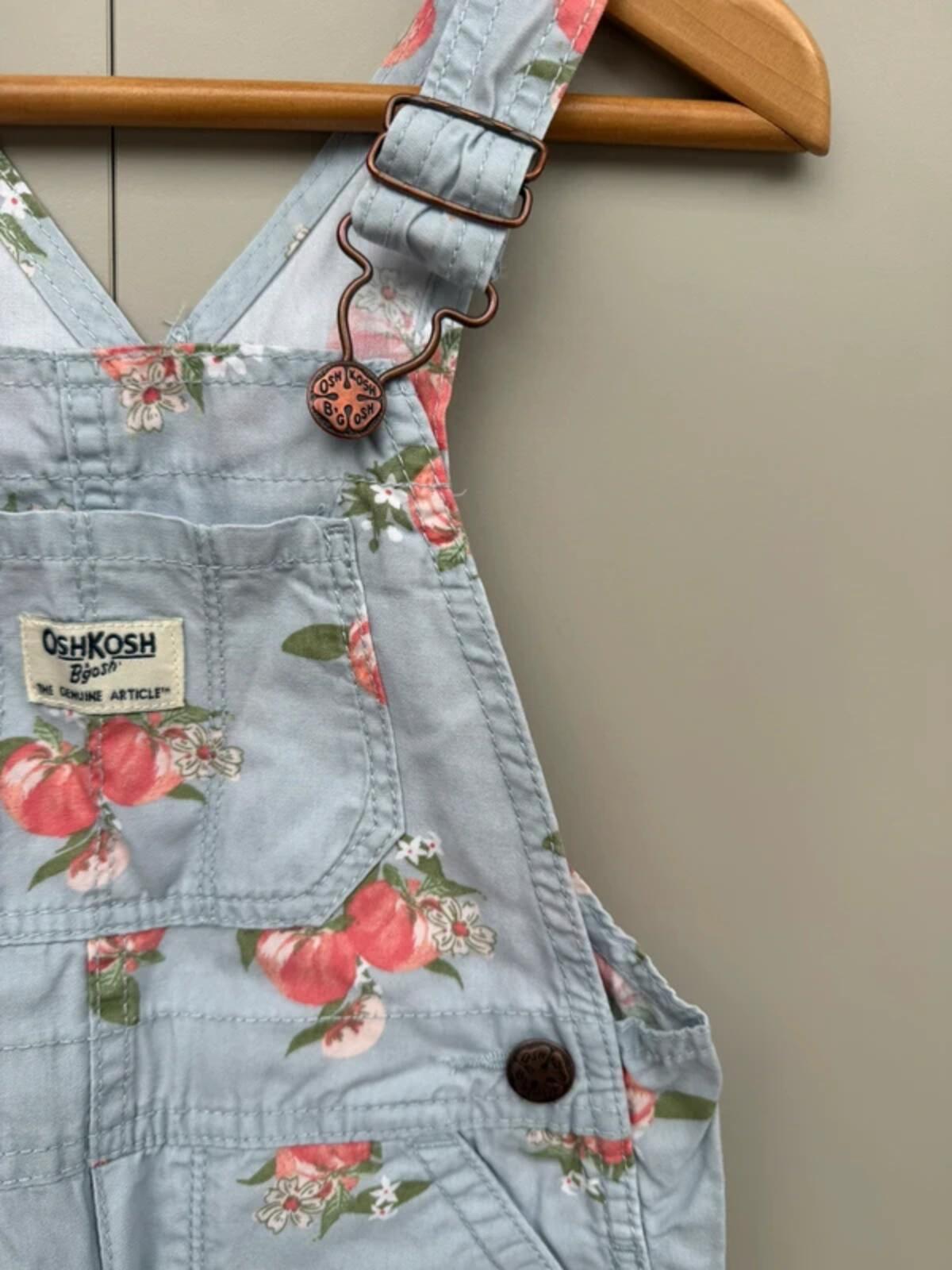 Oshkosh Fruit Shortalls Dungarees 3T