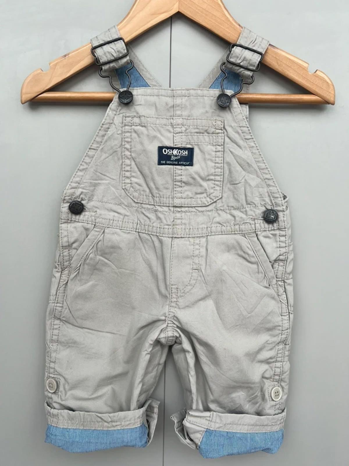 Oshkosh Cargo Beige Dungarees 6M
