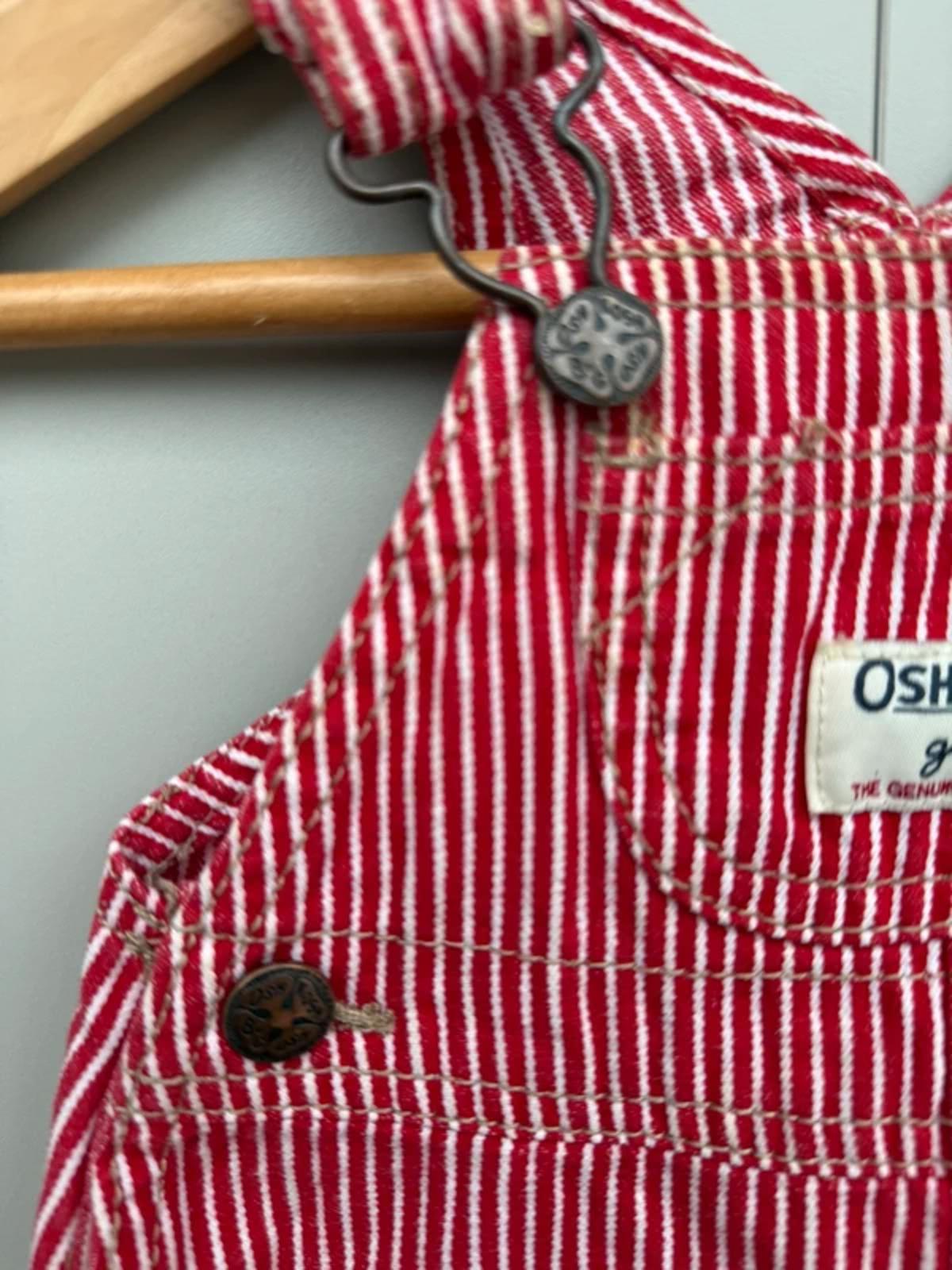 Oshkosh Red Hickory Dress 6M