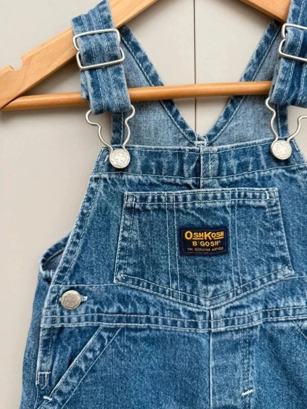 Oshkosh Vintage Denim Shortall Dungarees 12M
