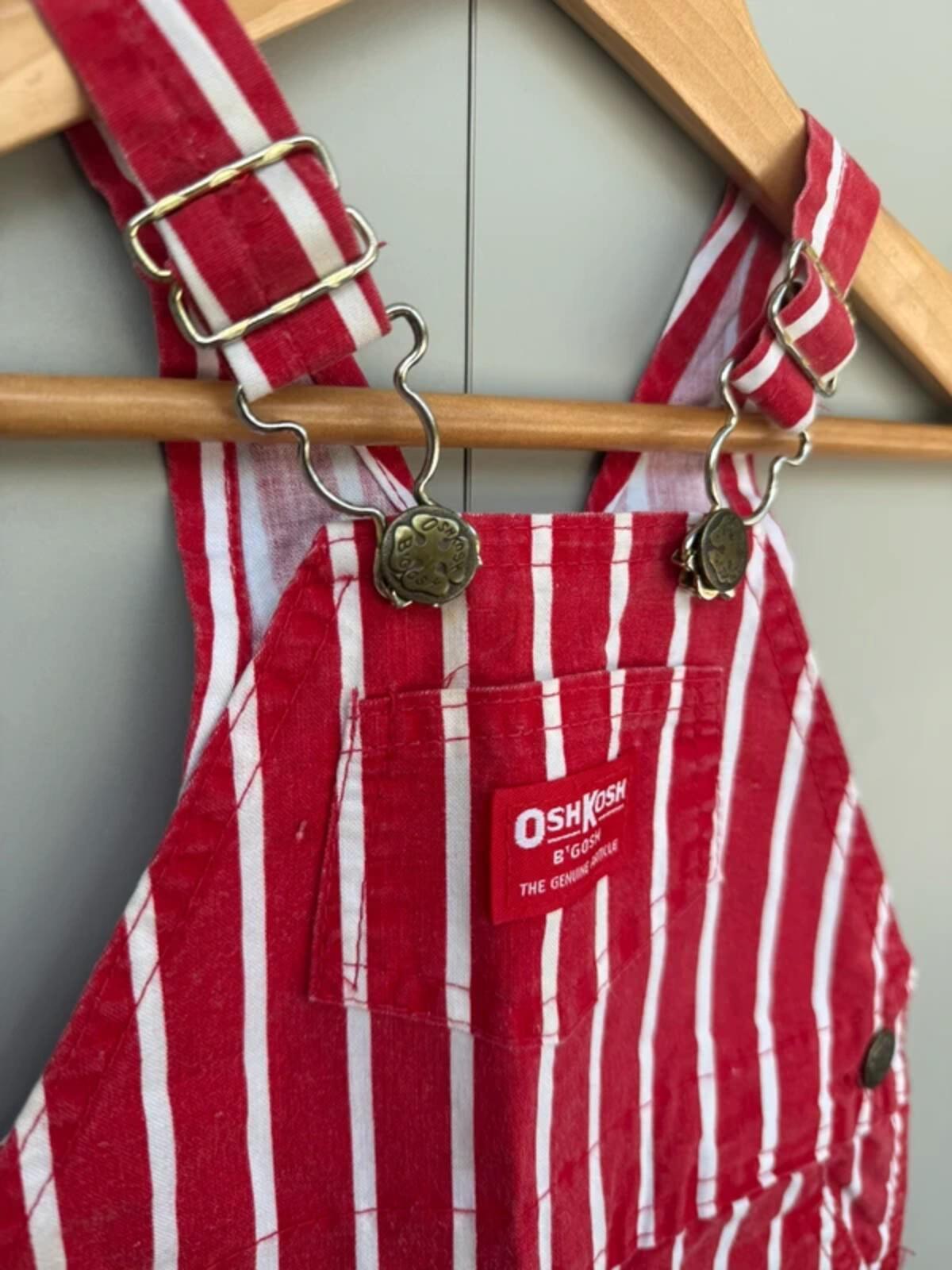 Oshkosh 80s Vintage Shortall Dungarees 12M