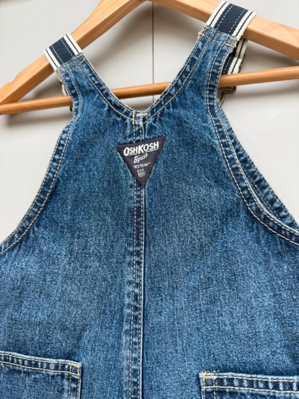 Oshkosh Classic Denim Shortalls 12M