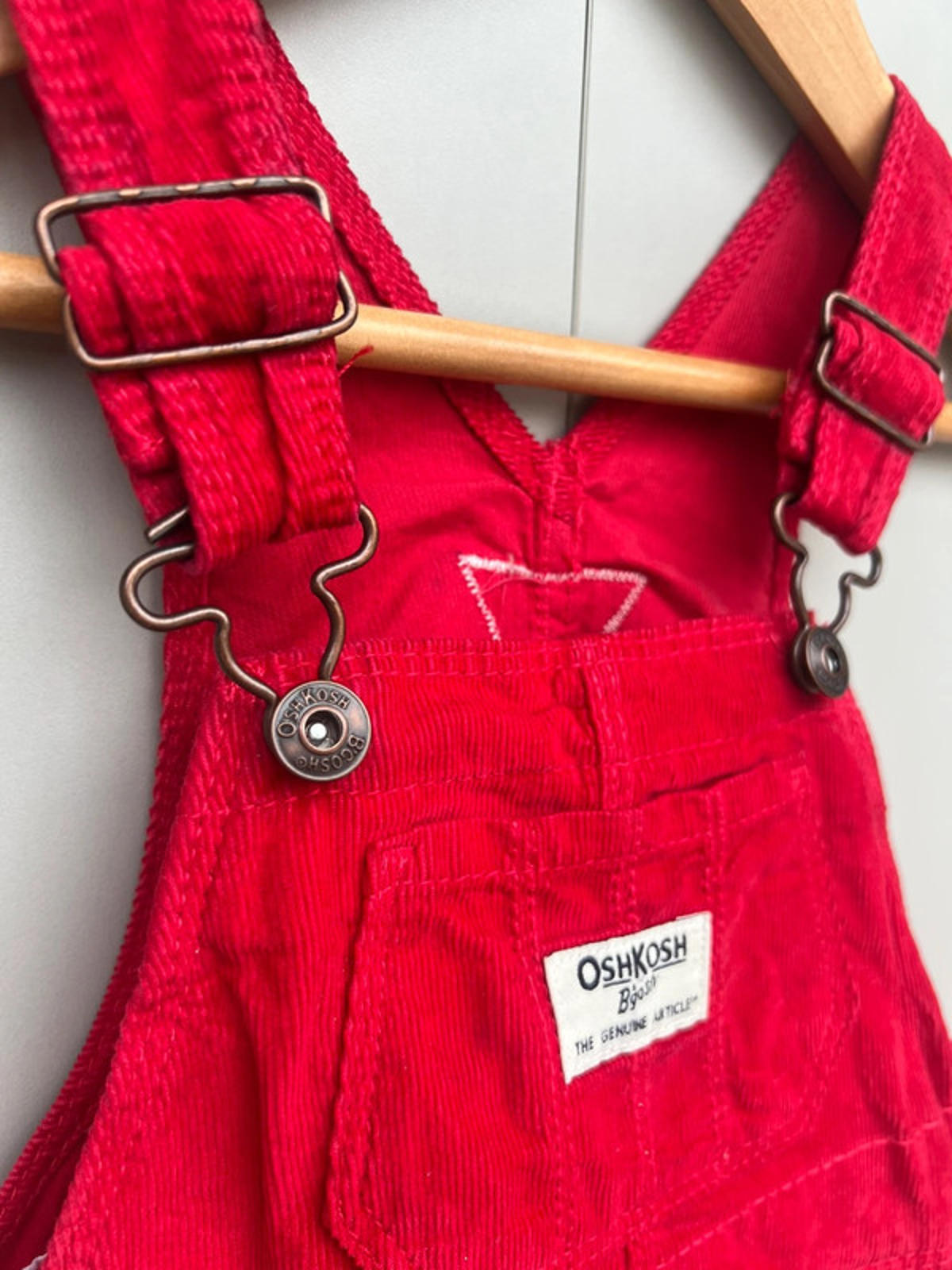 Oshkosh Red Corduroy Dress 3T