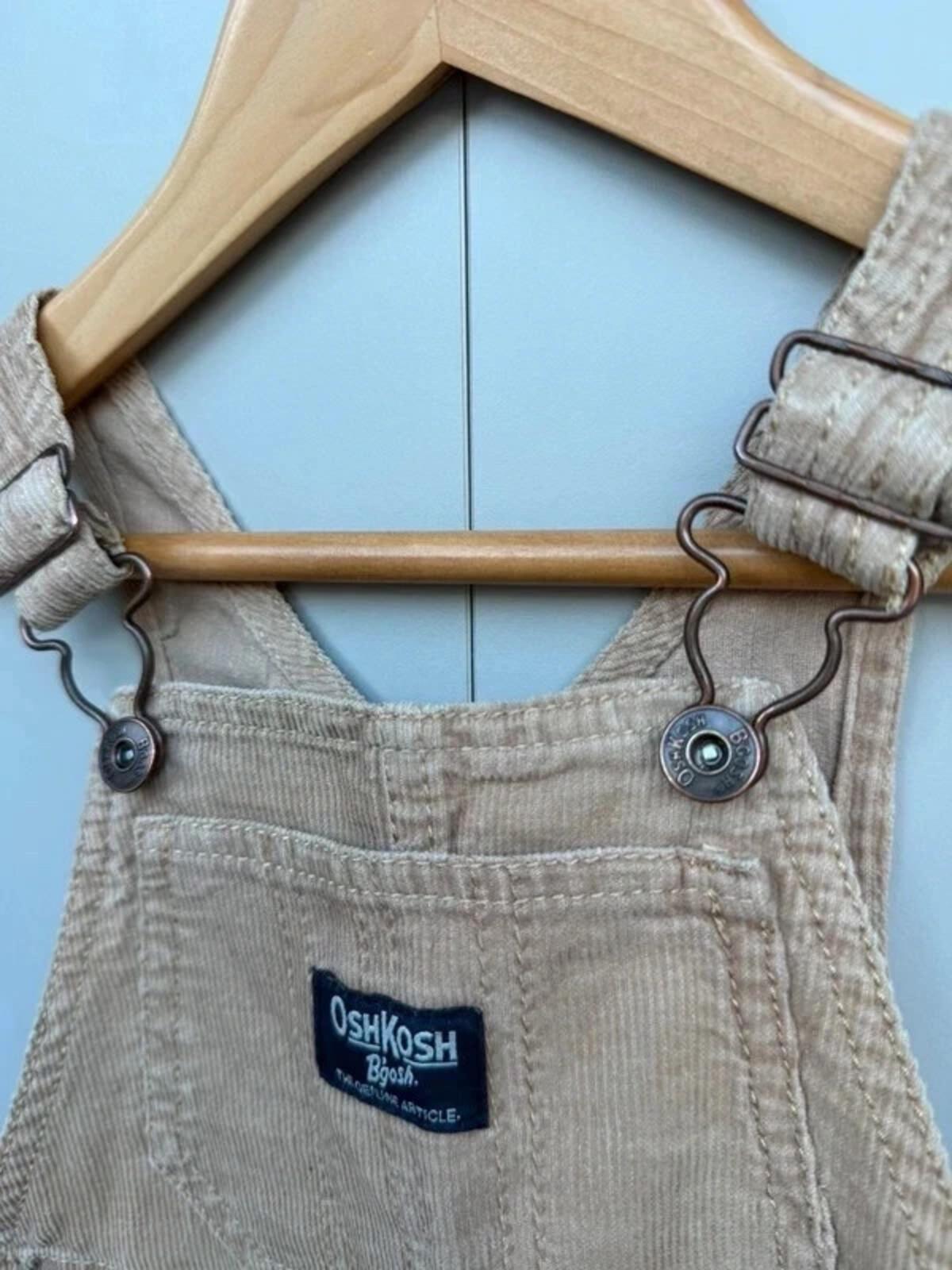 Oshkosh Corduroy Camel Dungarees 18M