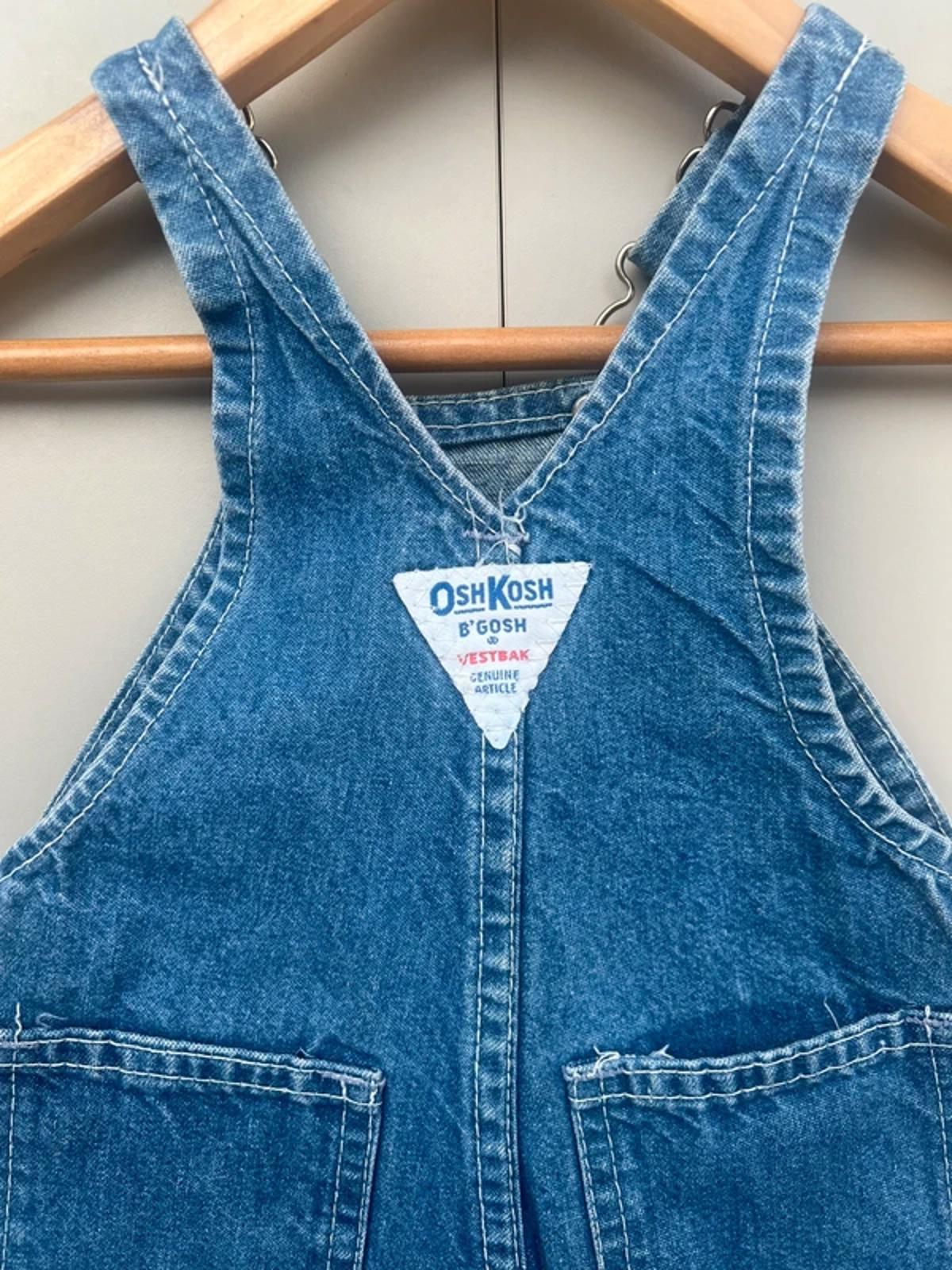 Oshkosh Classic Denim Vintage Dungarees 6/9M