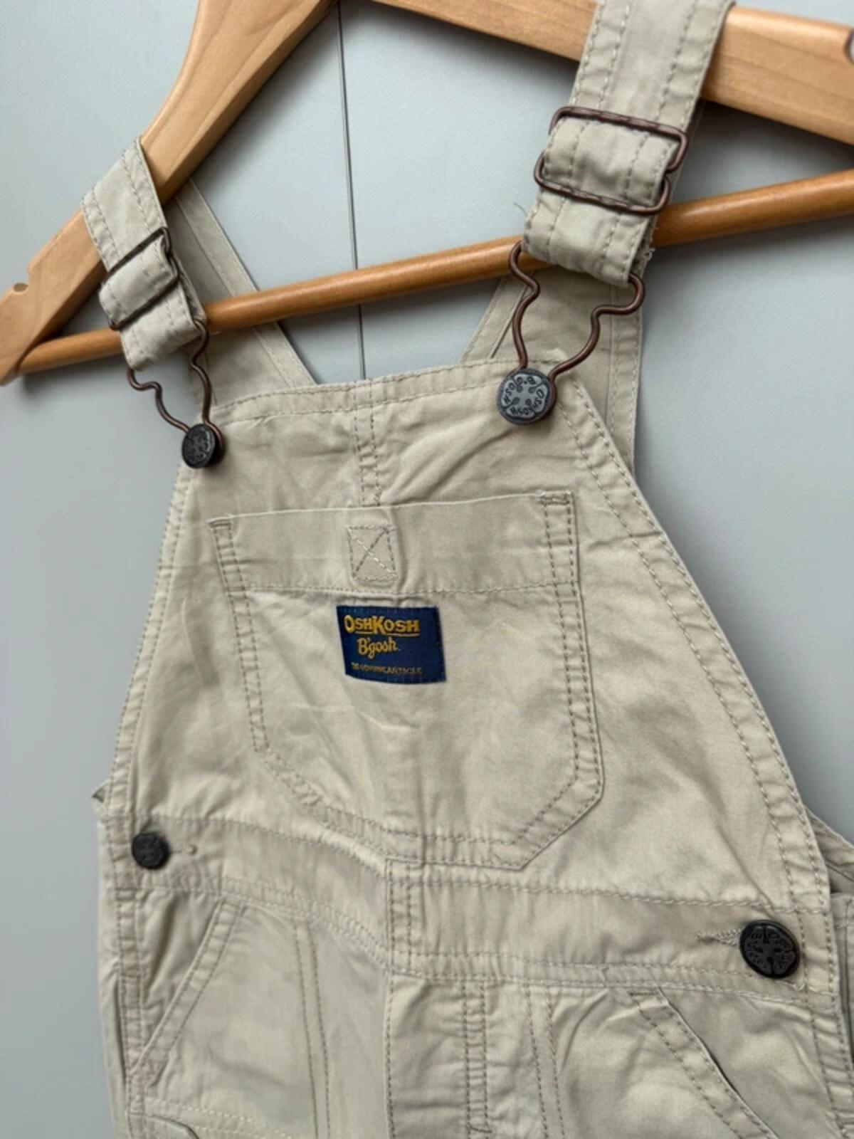 Oshkosh Cargo Sand Shortall Dungarees 24M