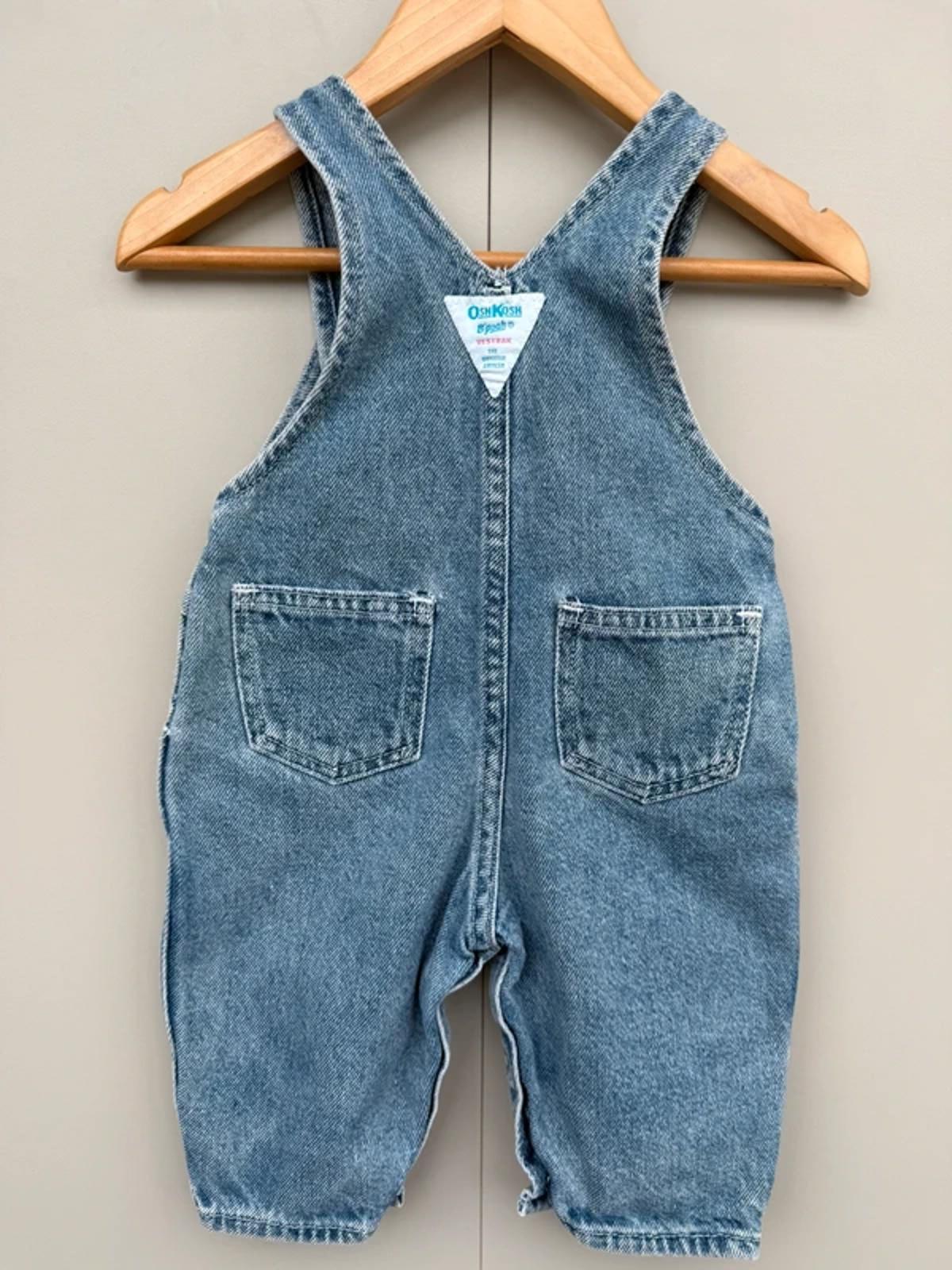 Oshkosh Vintage Denim Dungarees 6/9M