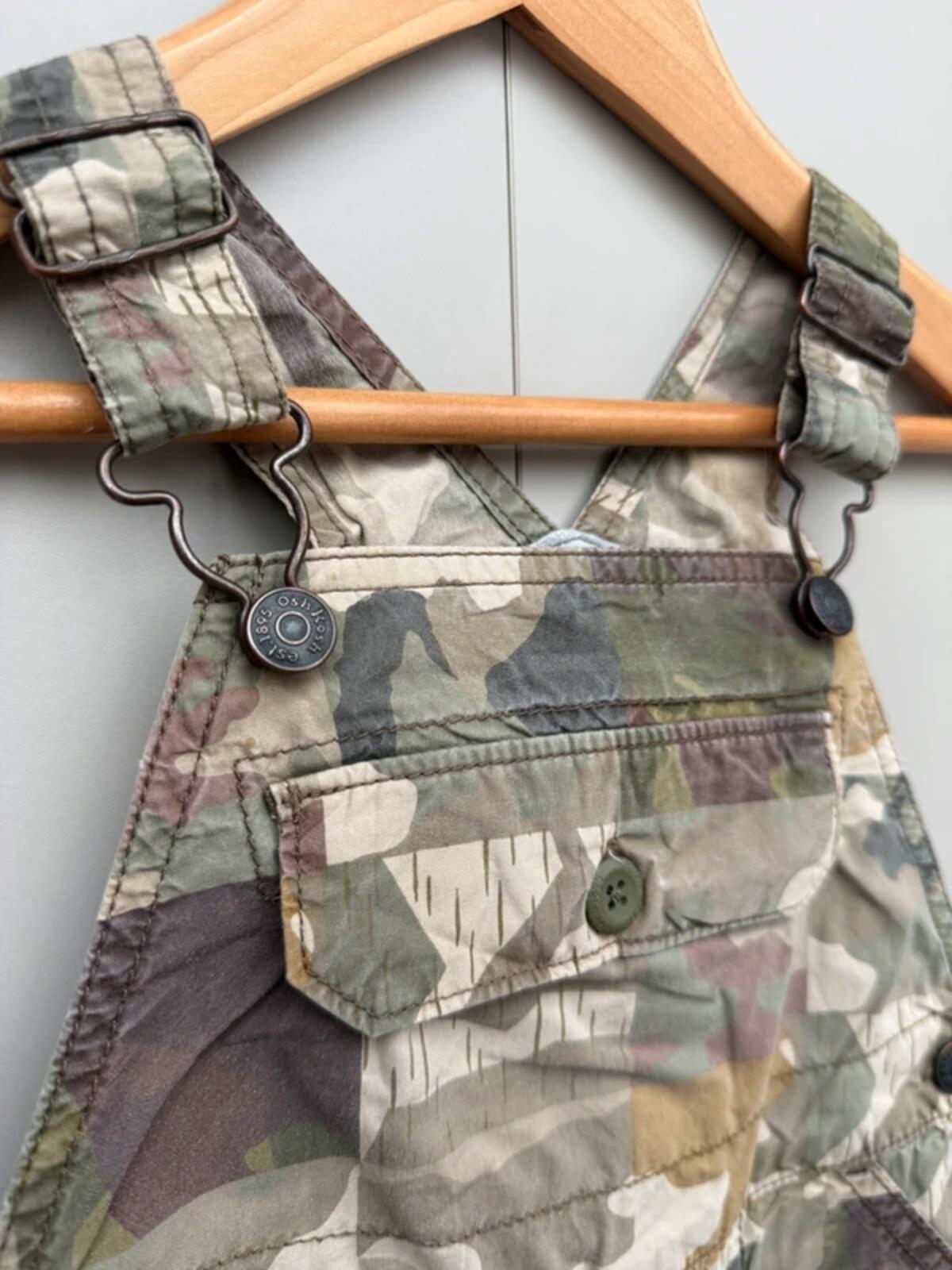Oshkosh Camouflage Shortall Dungarees 18M