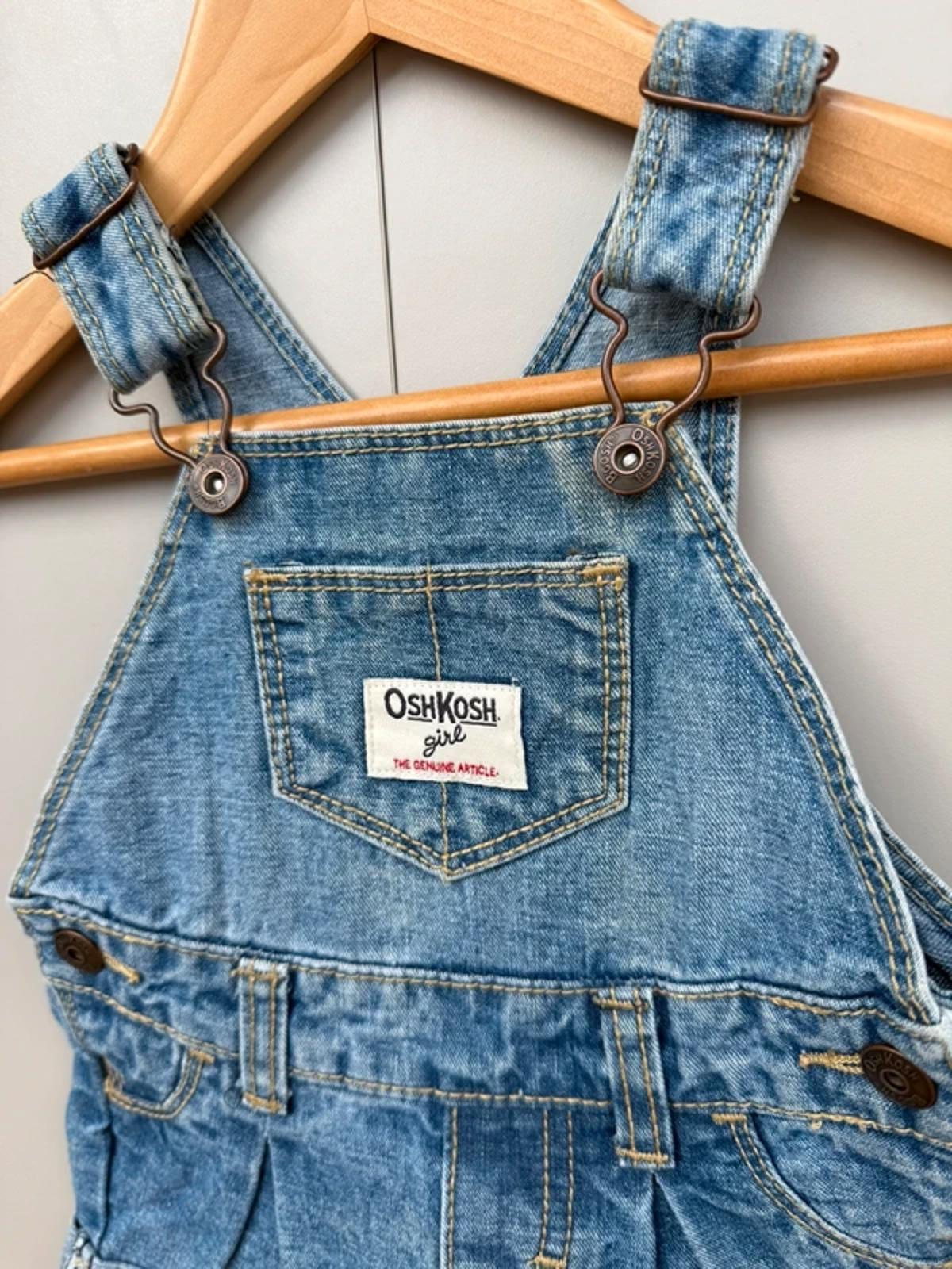 Oshkosh Denim Shortall Dungarees 6M