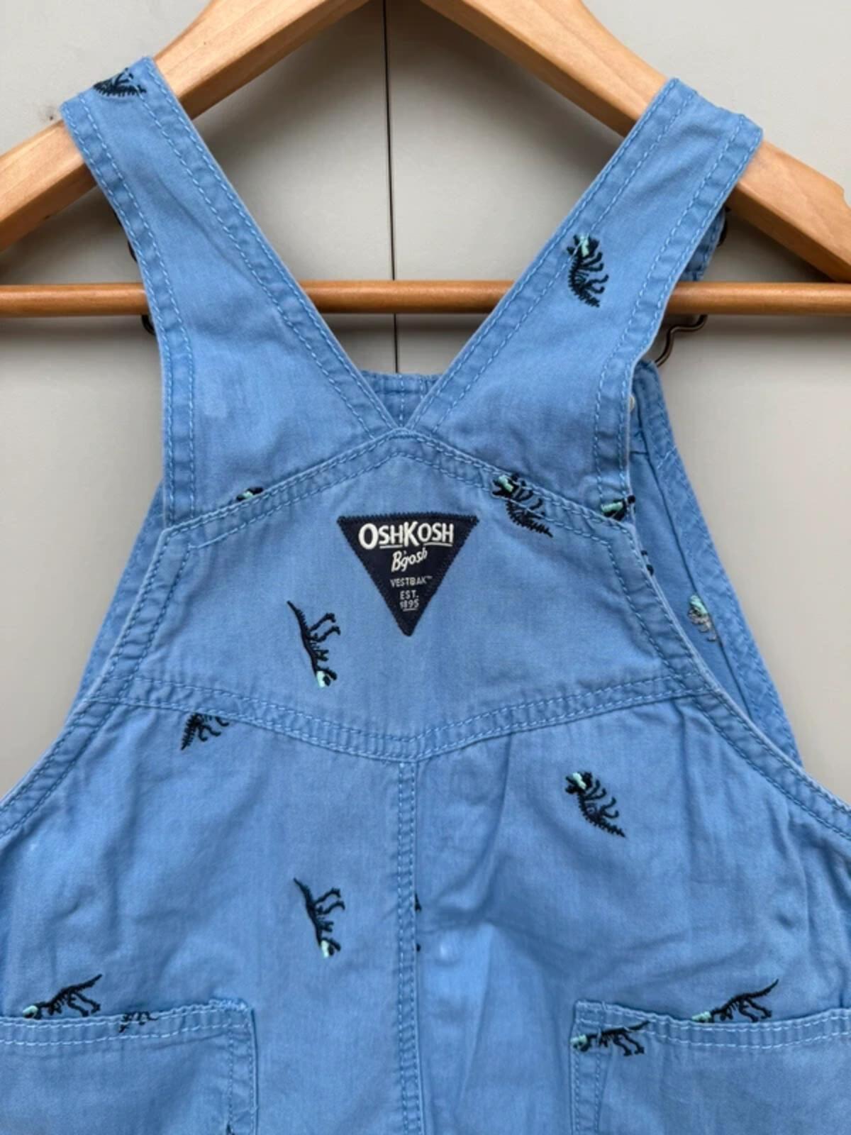 Oshkosh Dinosaur Shortall Dungarees 24M