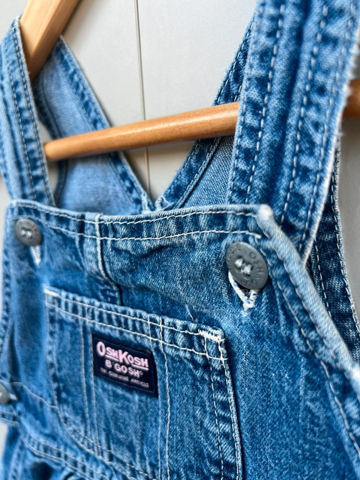 Oshkosh Vintage Denim Dungarees 12M
