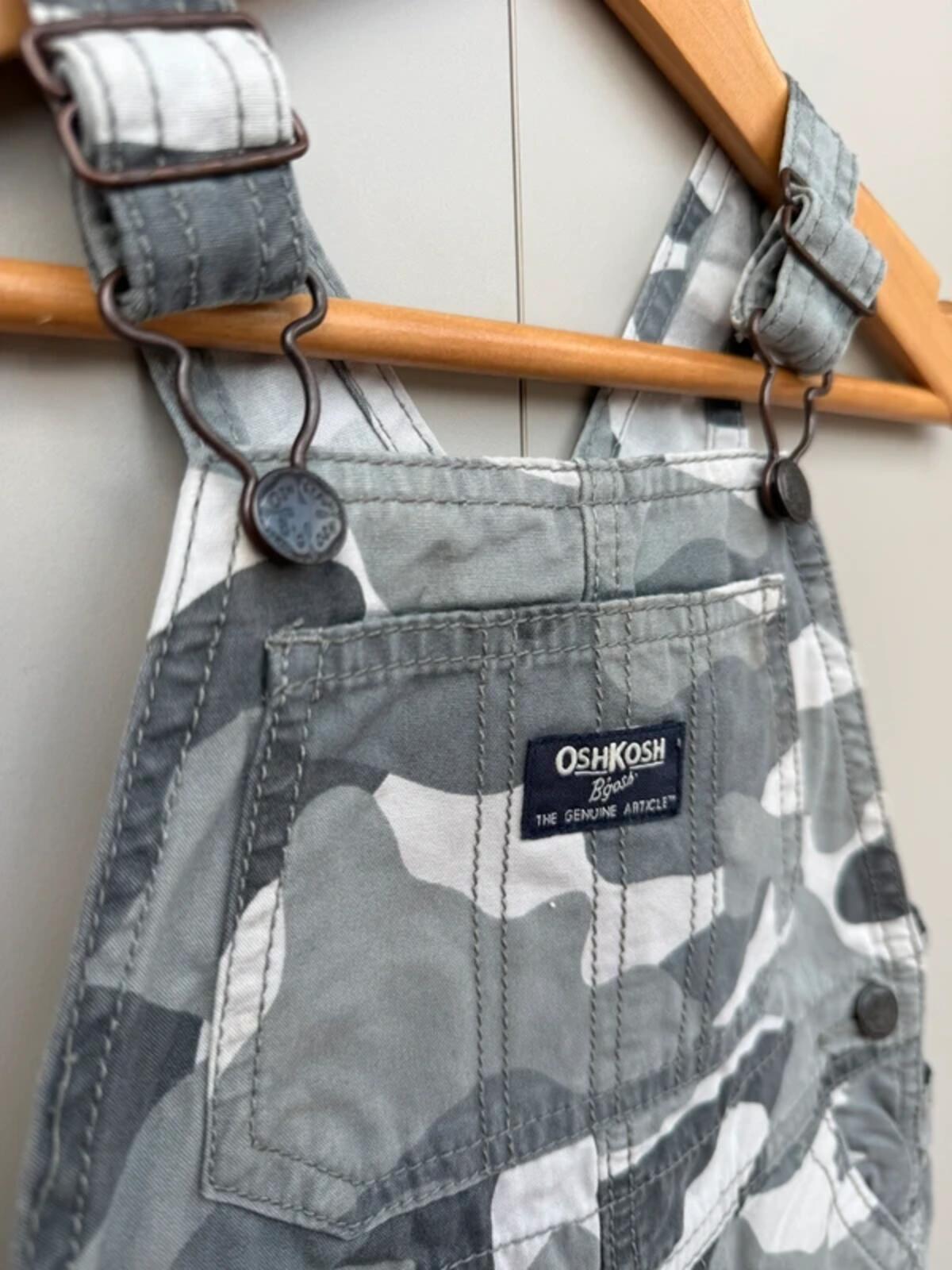 Oshkosh Camouflage Shortall Dungarees 24M