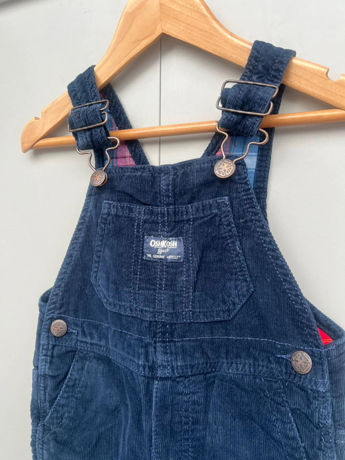 Oshkosh Navy Corduroy Dungarees 2T