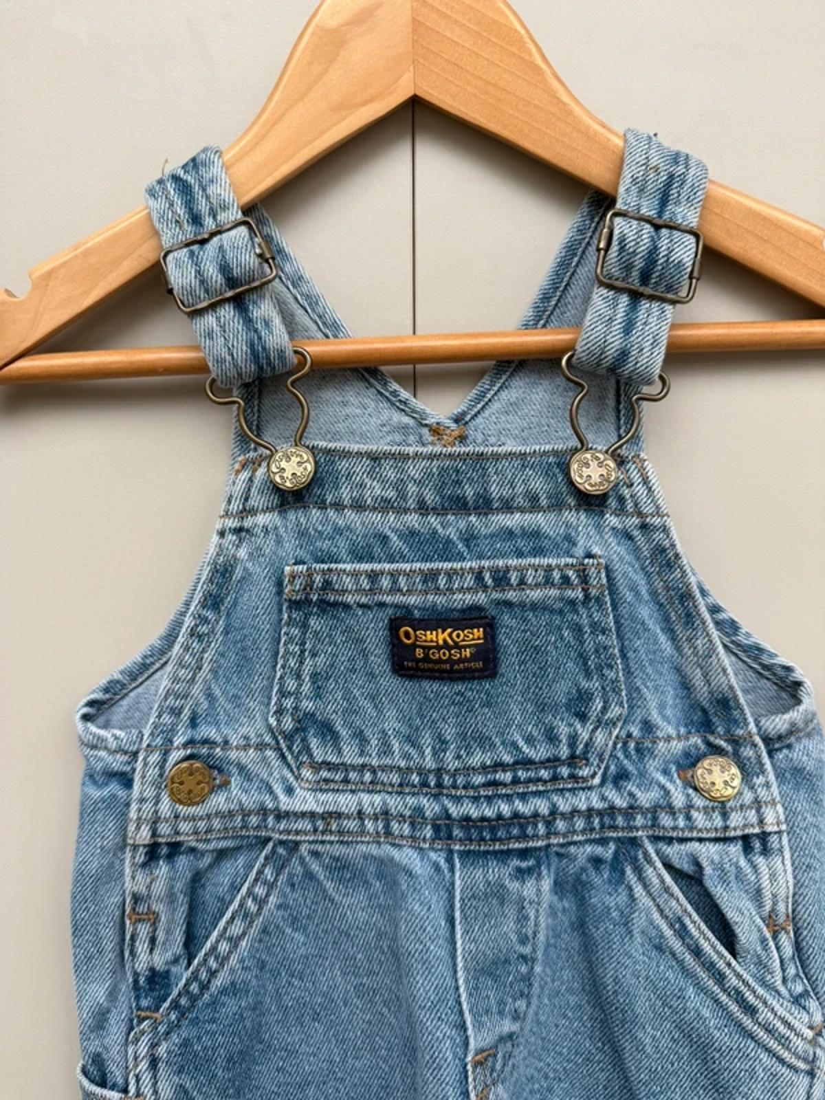 Oshkosh Vintage Denim Dungarees 6/9M