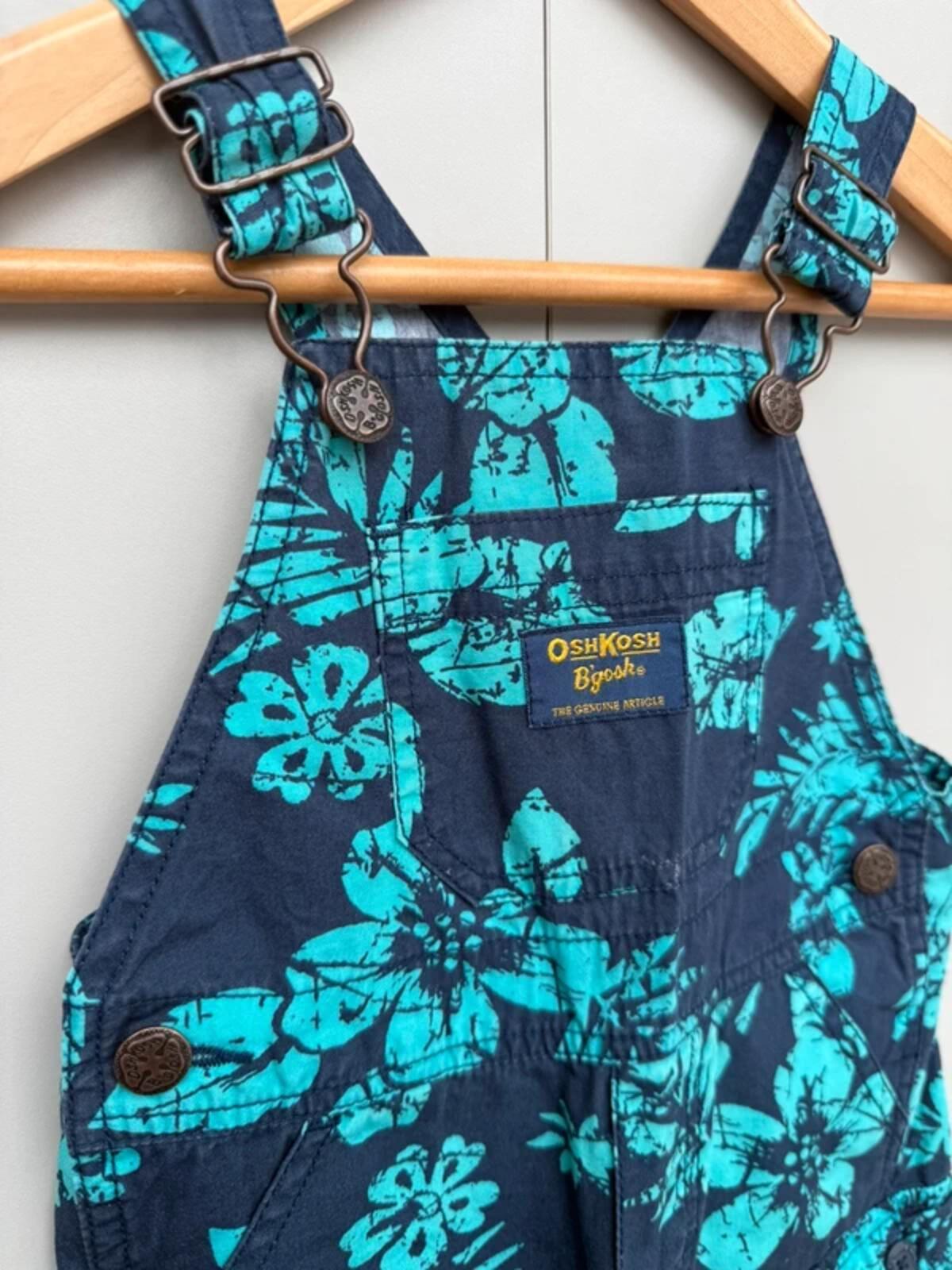 Oshkosh Hawaii Shortall Dungarees 12M