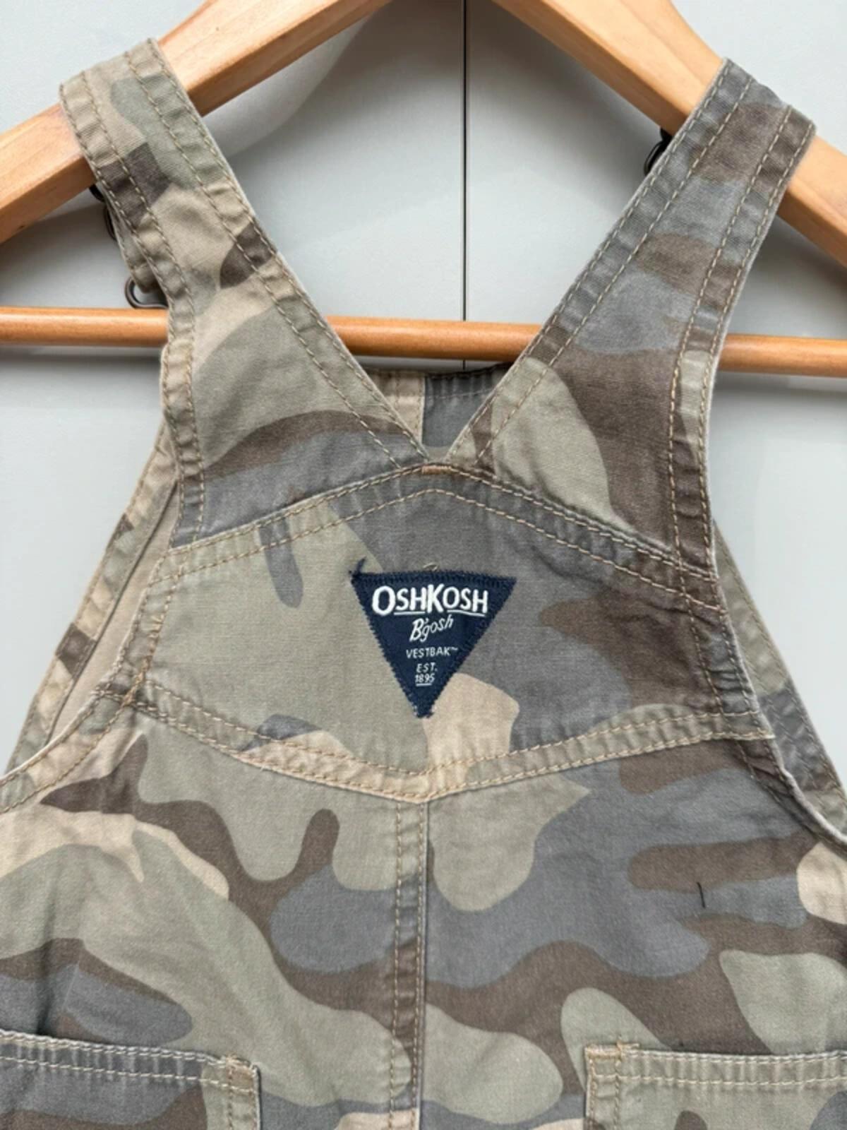 Oshkosh Shortall Camouflage Dungarees 12M
