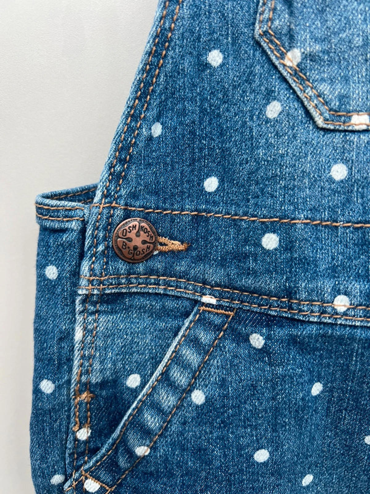Oshkosh Polka Dot Dungarees 18M