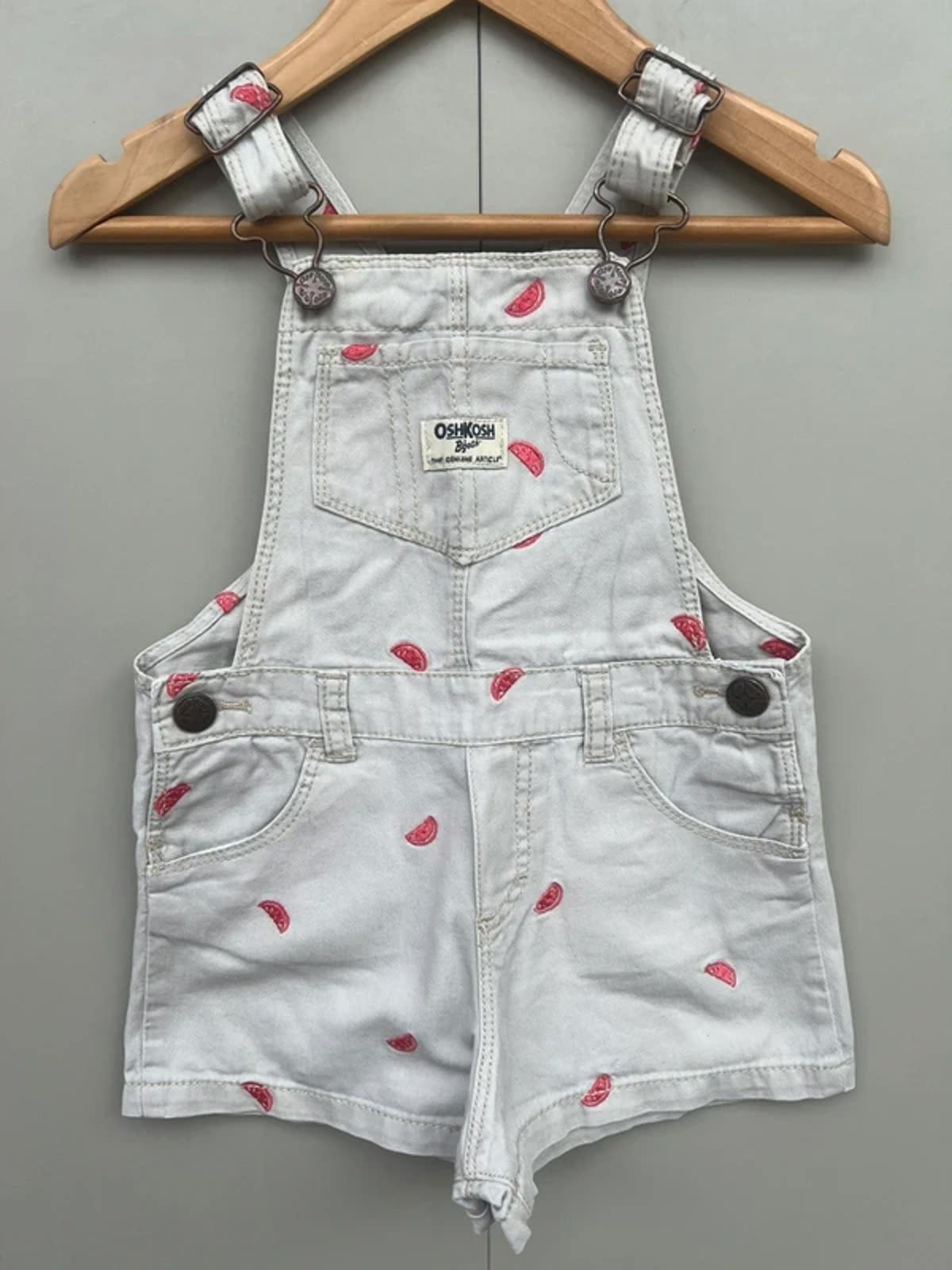 Oshkosh Fruit Shortall Dungarees 2T