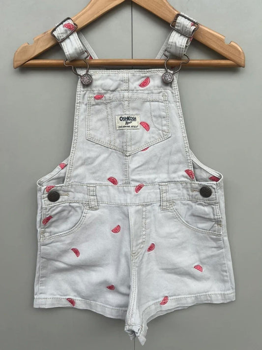 Oshkosh Fruit Shortall Dungarees 2T