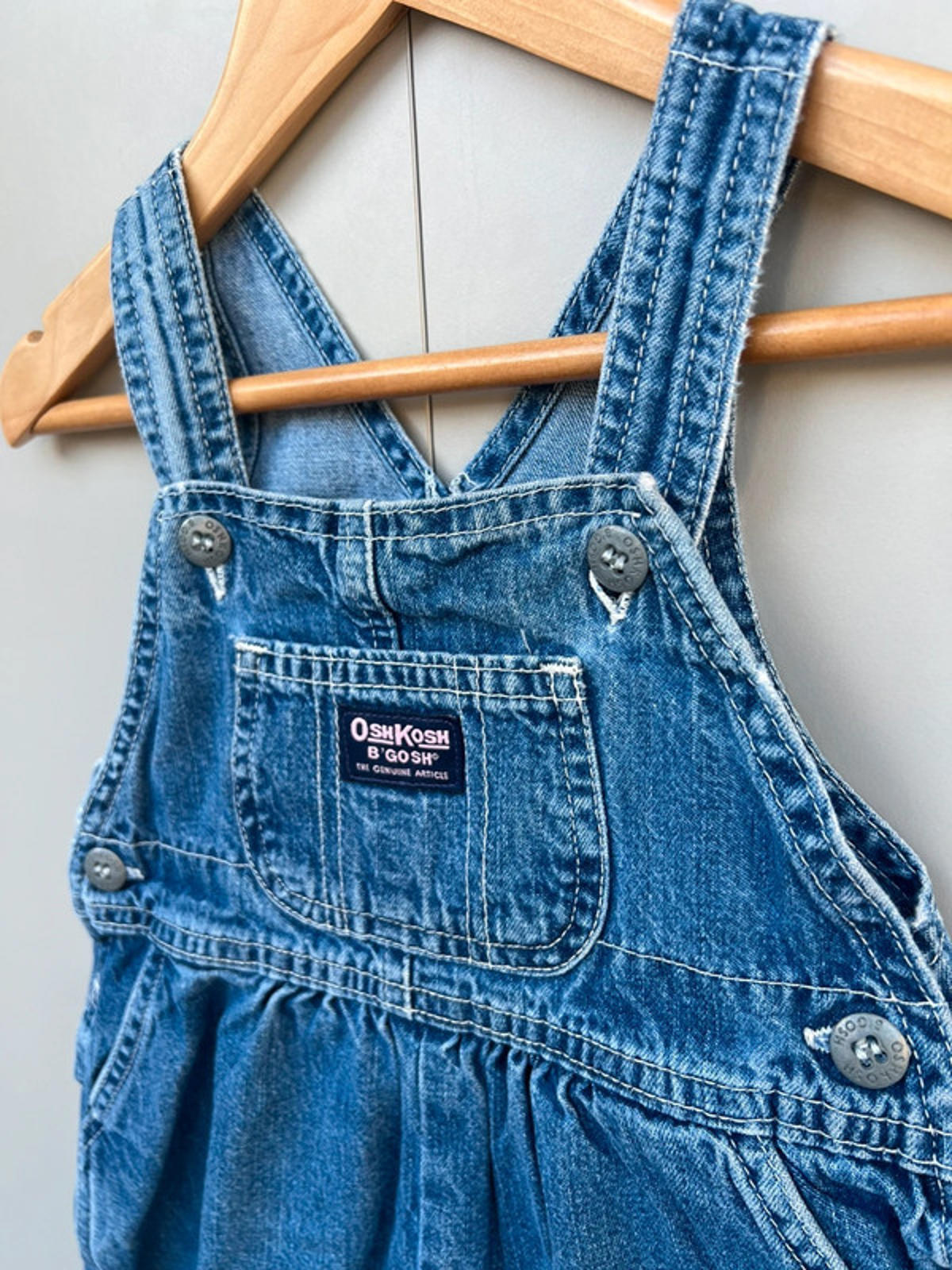 Oshkosh Vintage Denim Dungarees 12M