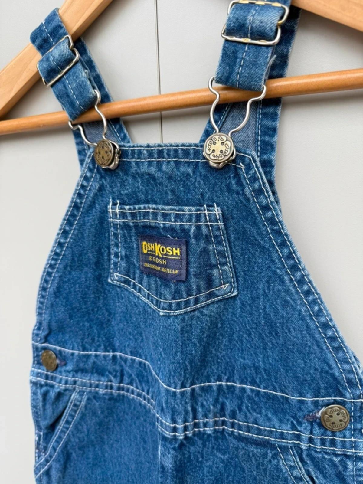 Oshkosh 80s USA Denim Dungarees 24M