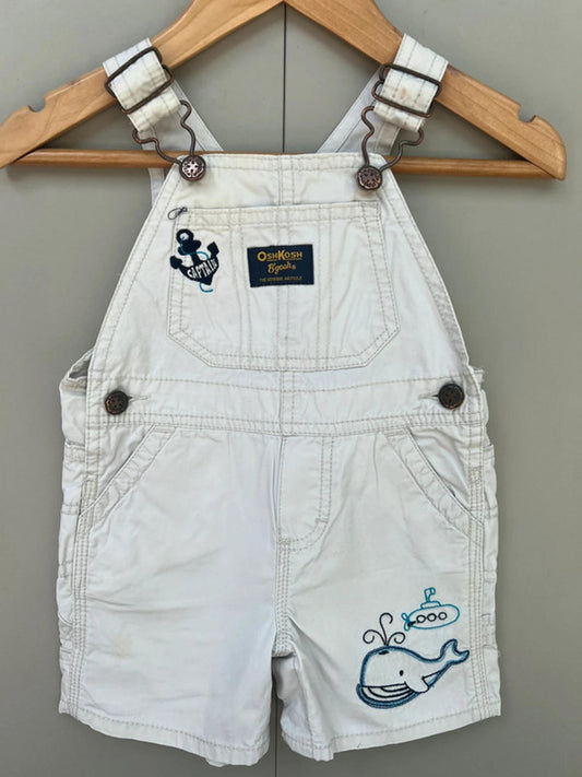Oshkosh Cotton Shortall Dungarees  9M