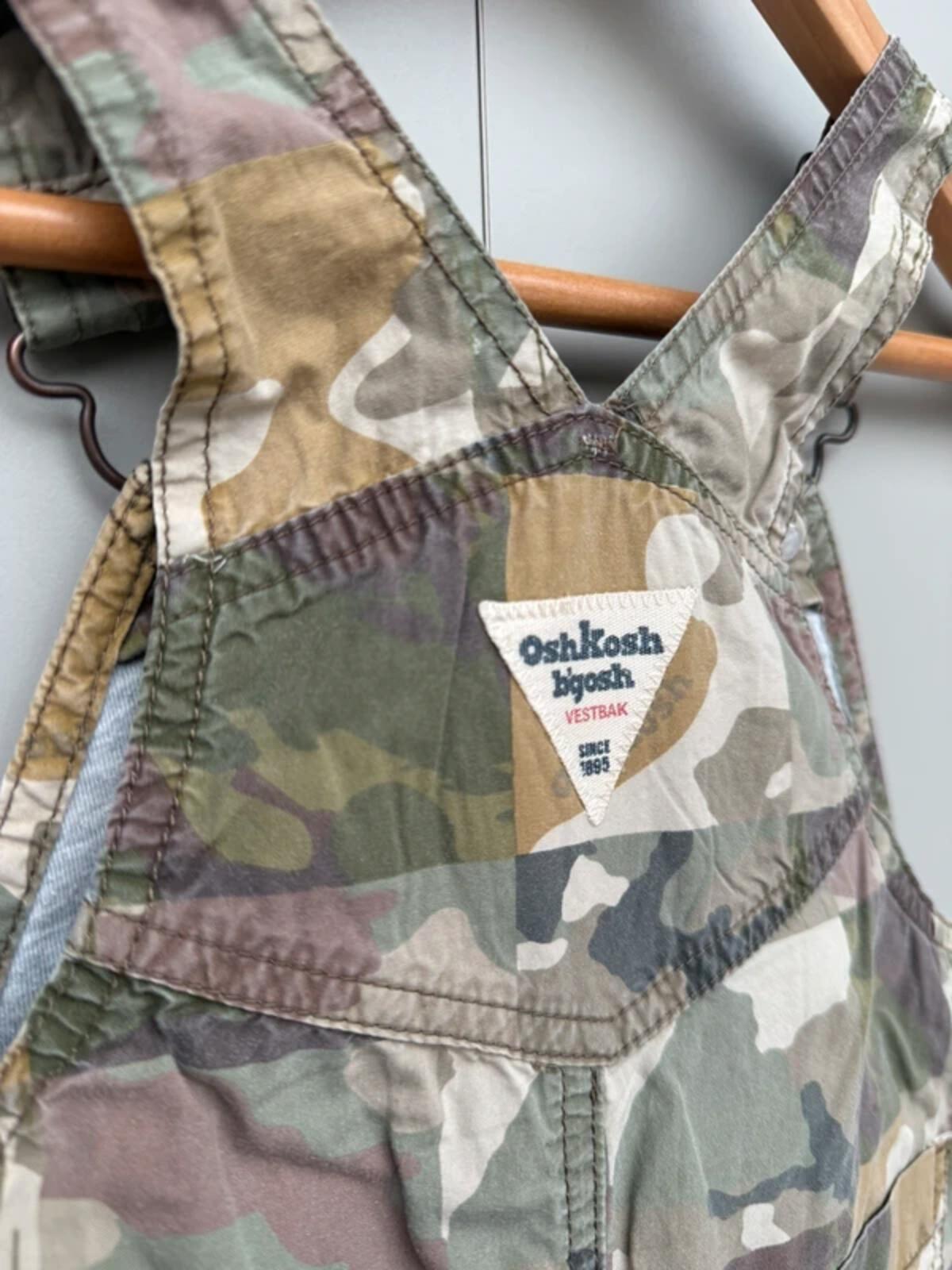 Oshkosh Camouflage Shortall Dungarees 18M