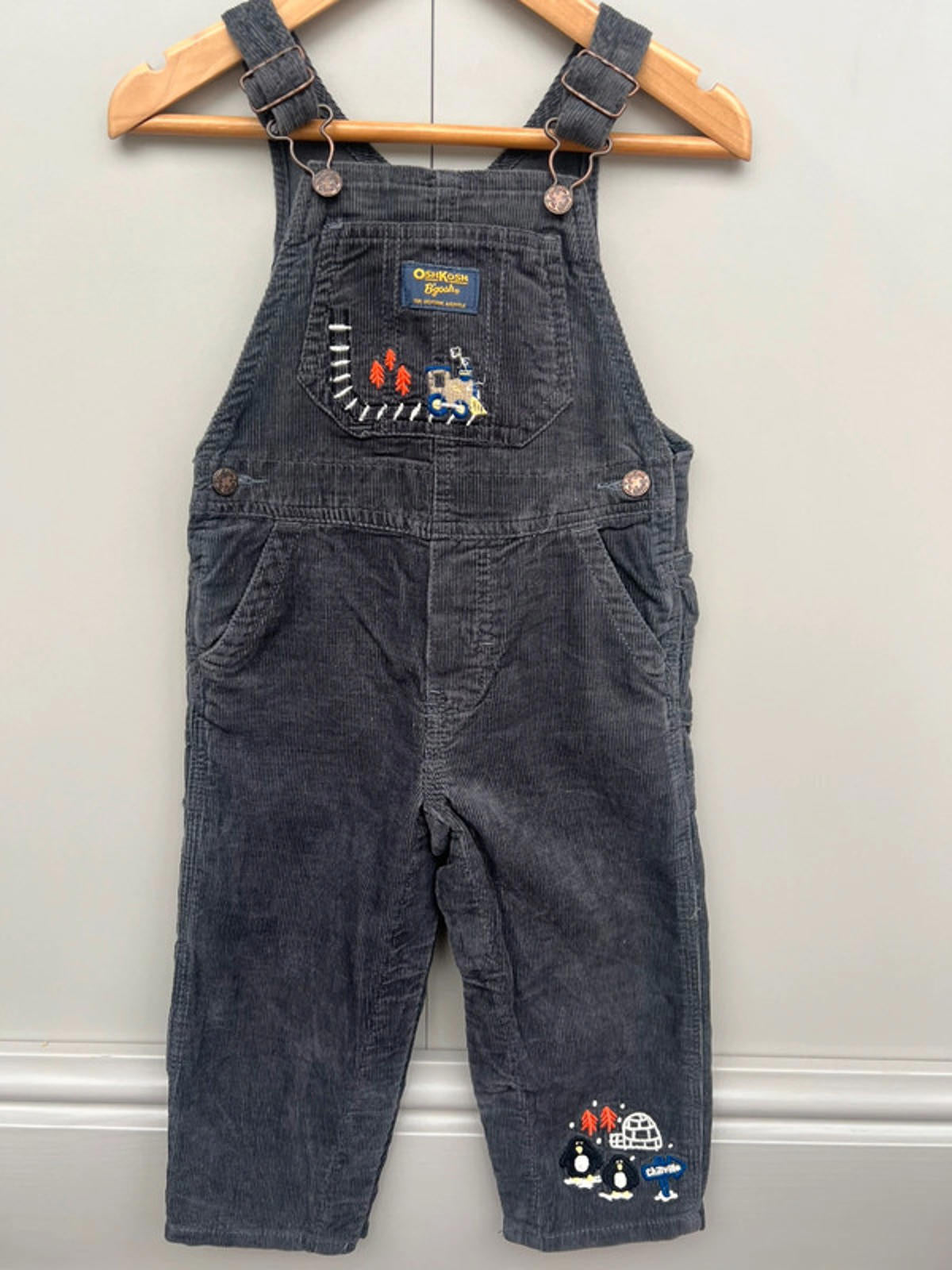 Oshkosh Corduroy Dungarees 24M