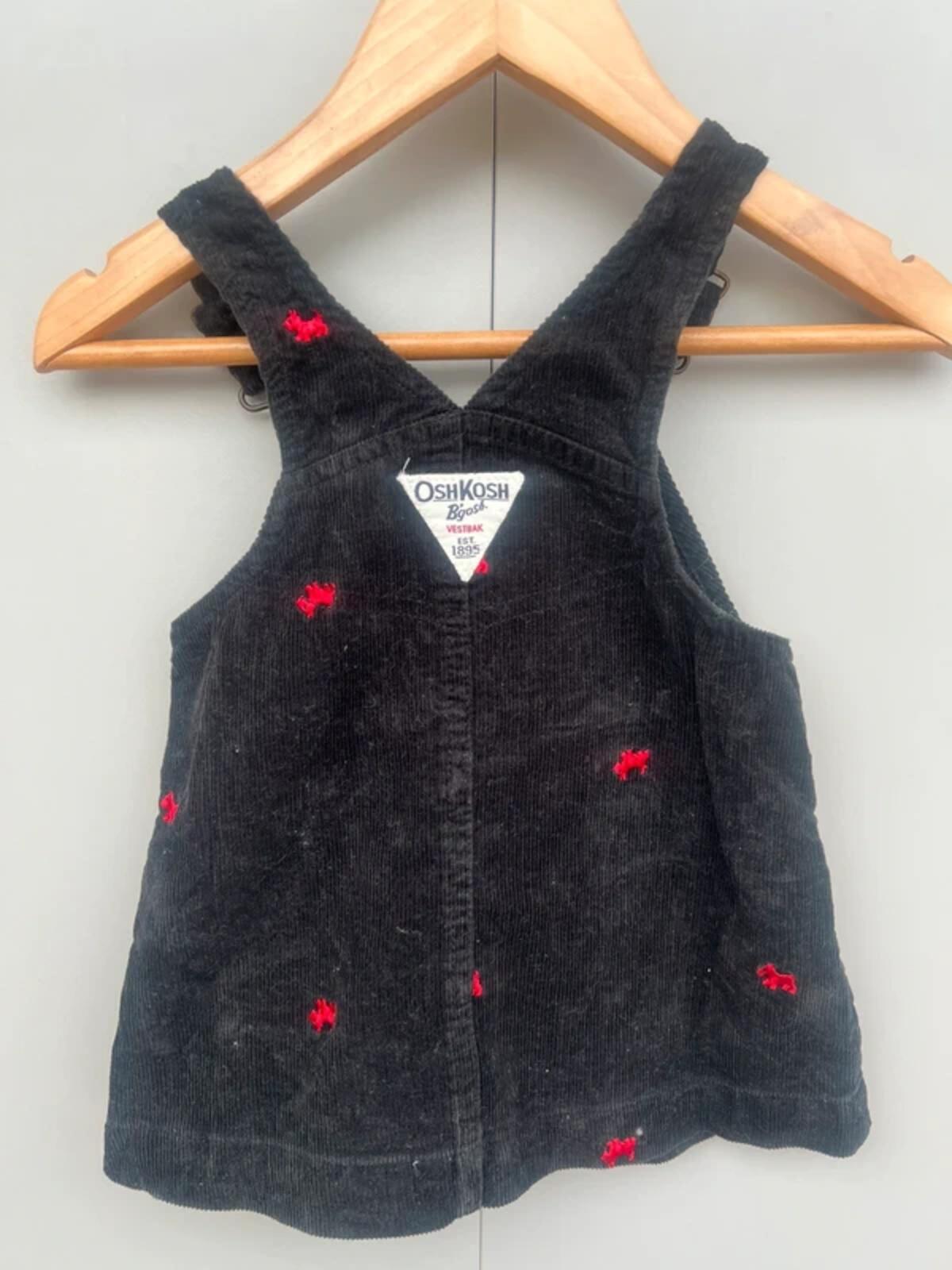 Oshkosh Corduroy Scottie Dog Dress 9M